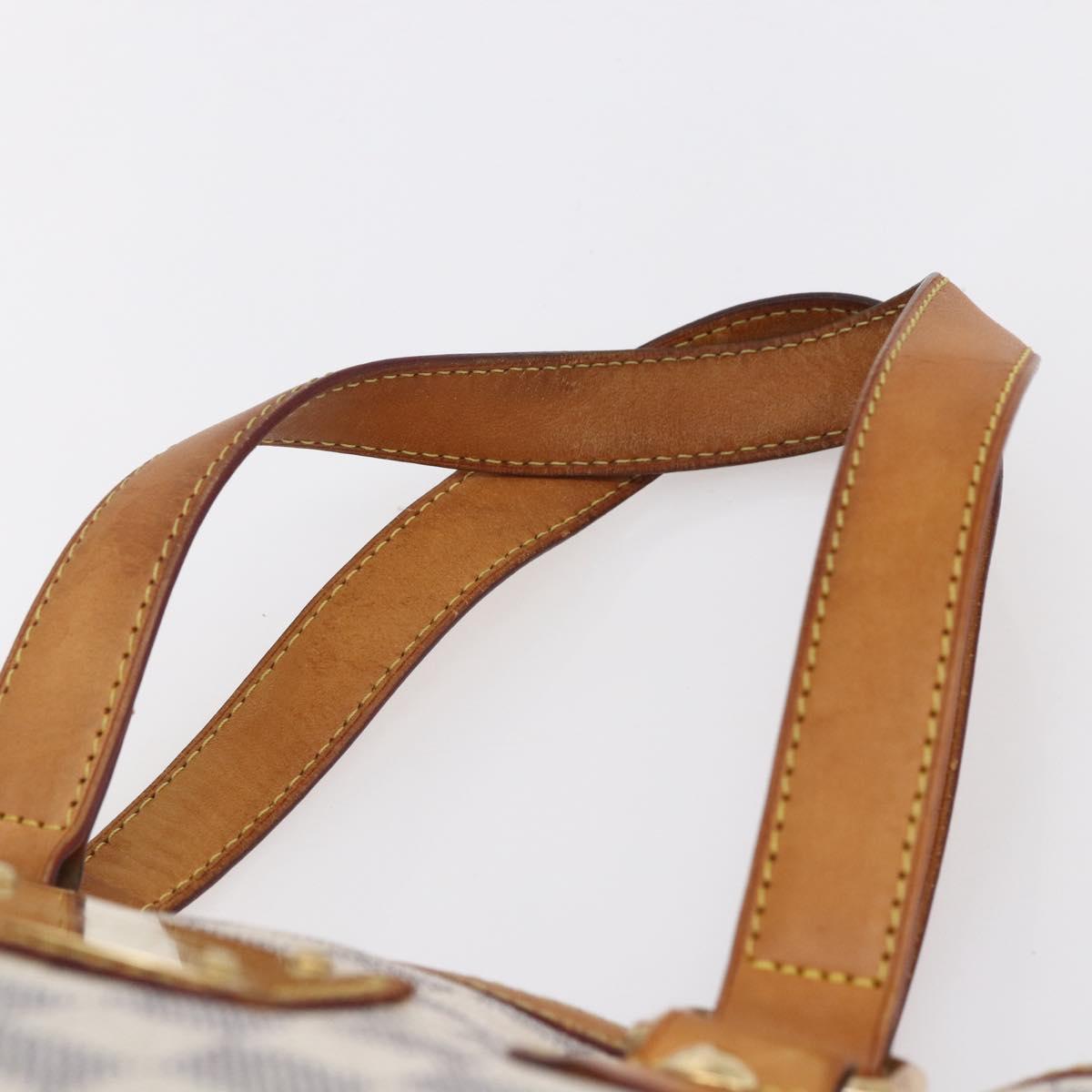 LOUIS VUITTON Damier Azur Hampstead PM Tote Bag N51207 LV Auth 147458