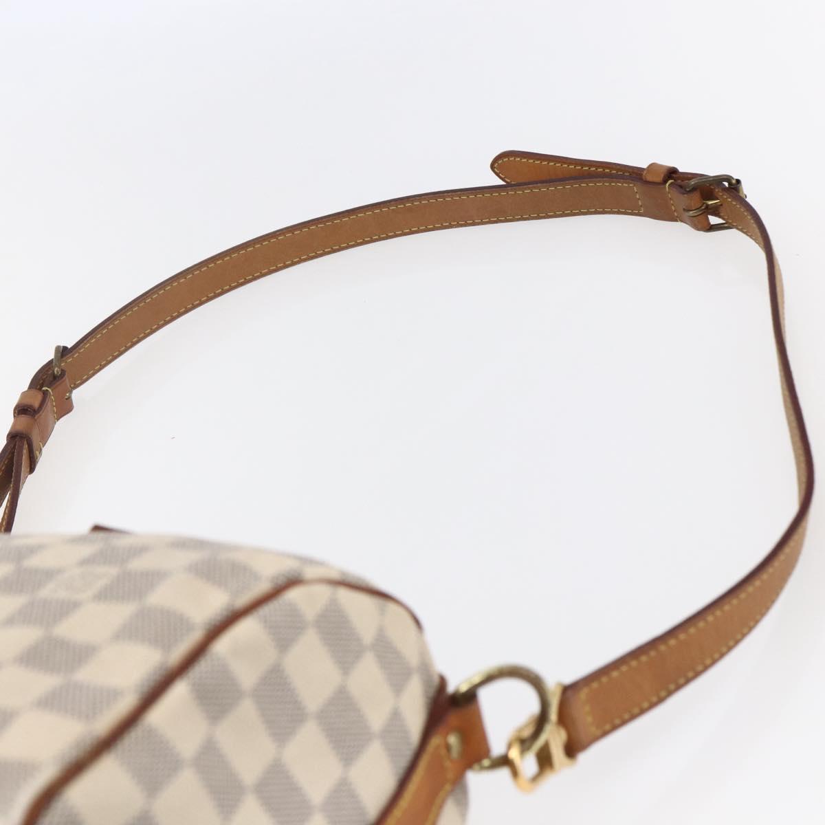 LOUIS VUITTON Damier Azur Speedy Bandouliere 25 Hand Bag N41000 LV Auth 147460