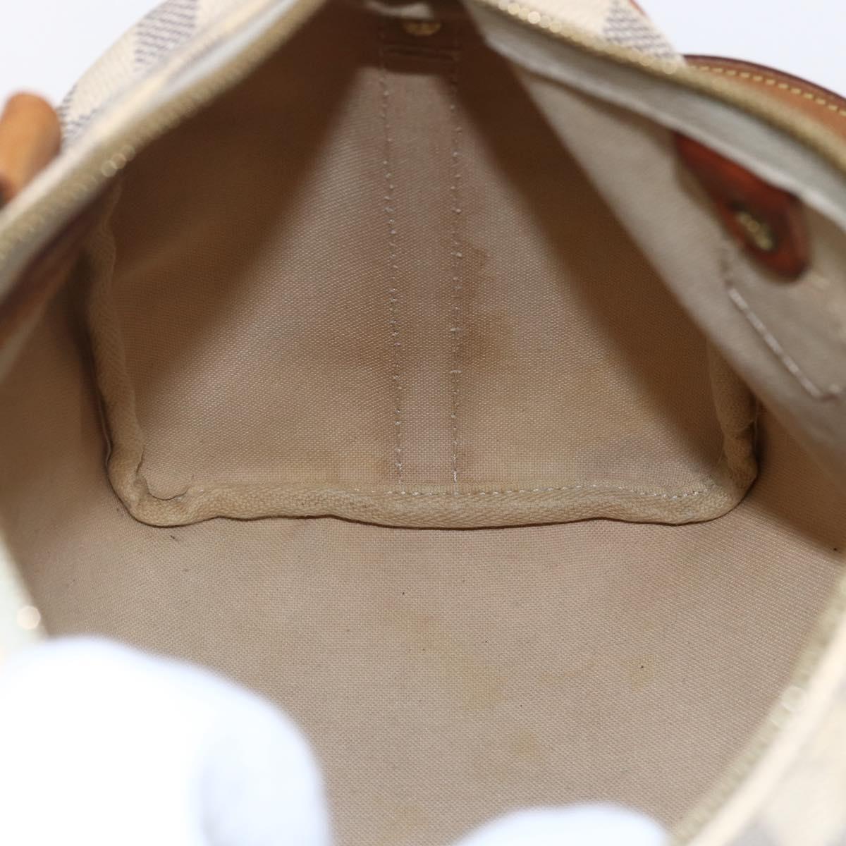 LOUIS VUITTON Damier Azur Speedy Bandouliere 25 Hand Bag N41000 LV Auth 147460