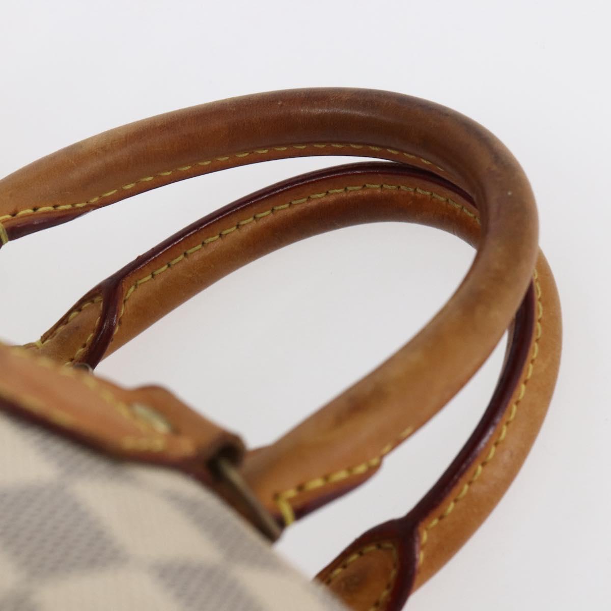 LOUIS VUITTON Damier Azur Speedy Bandouliere 25 Hand Bag N41000 LV Auth 147460