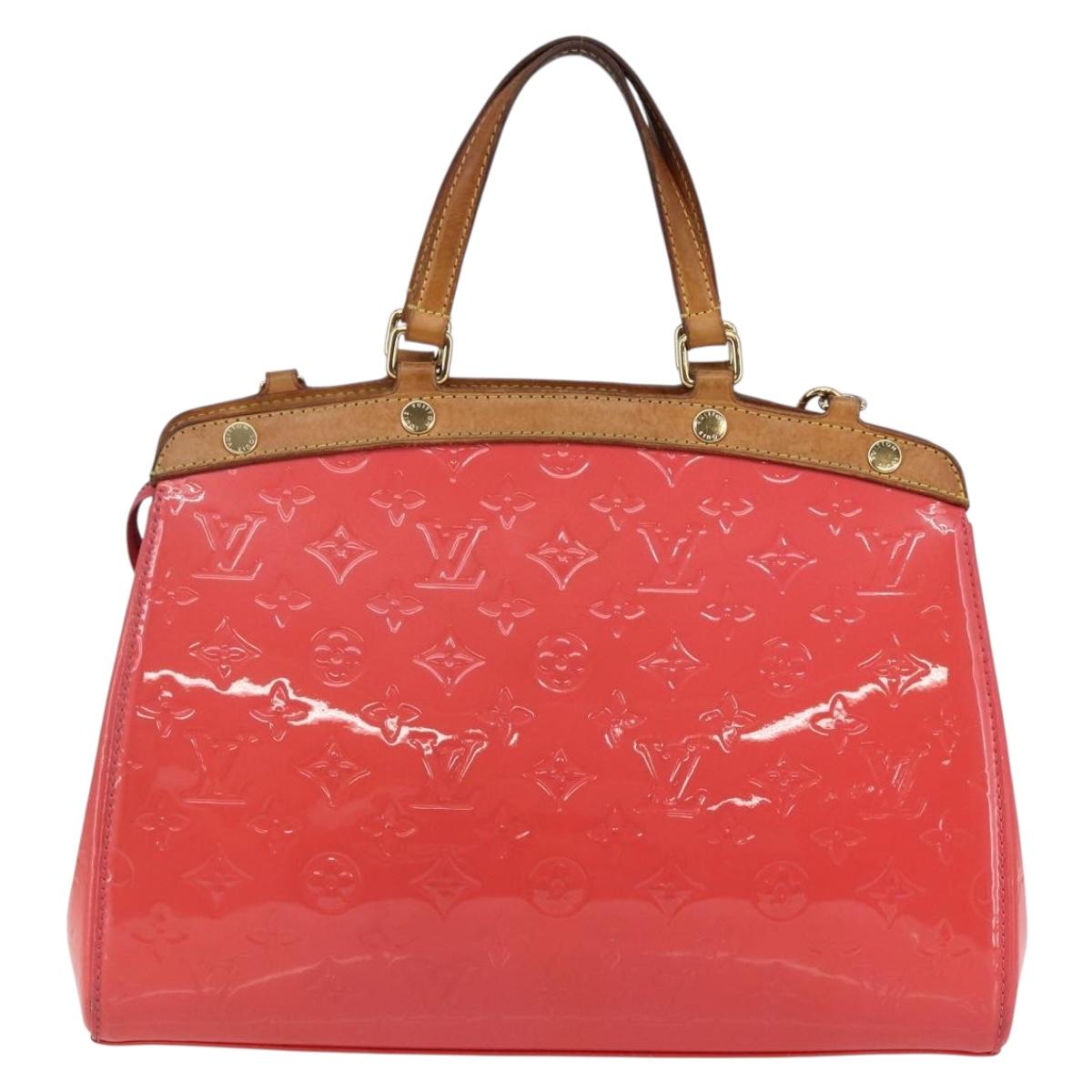 LOUIS VUITTON Monogram Vernis Blair MM Hand Bag Rose Rich M90262 LV Auth 147462