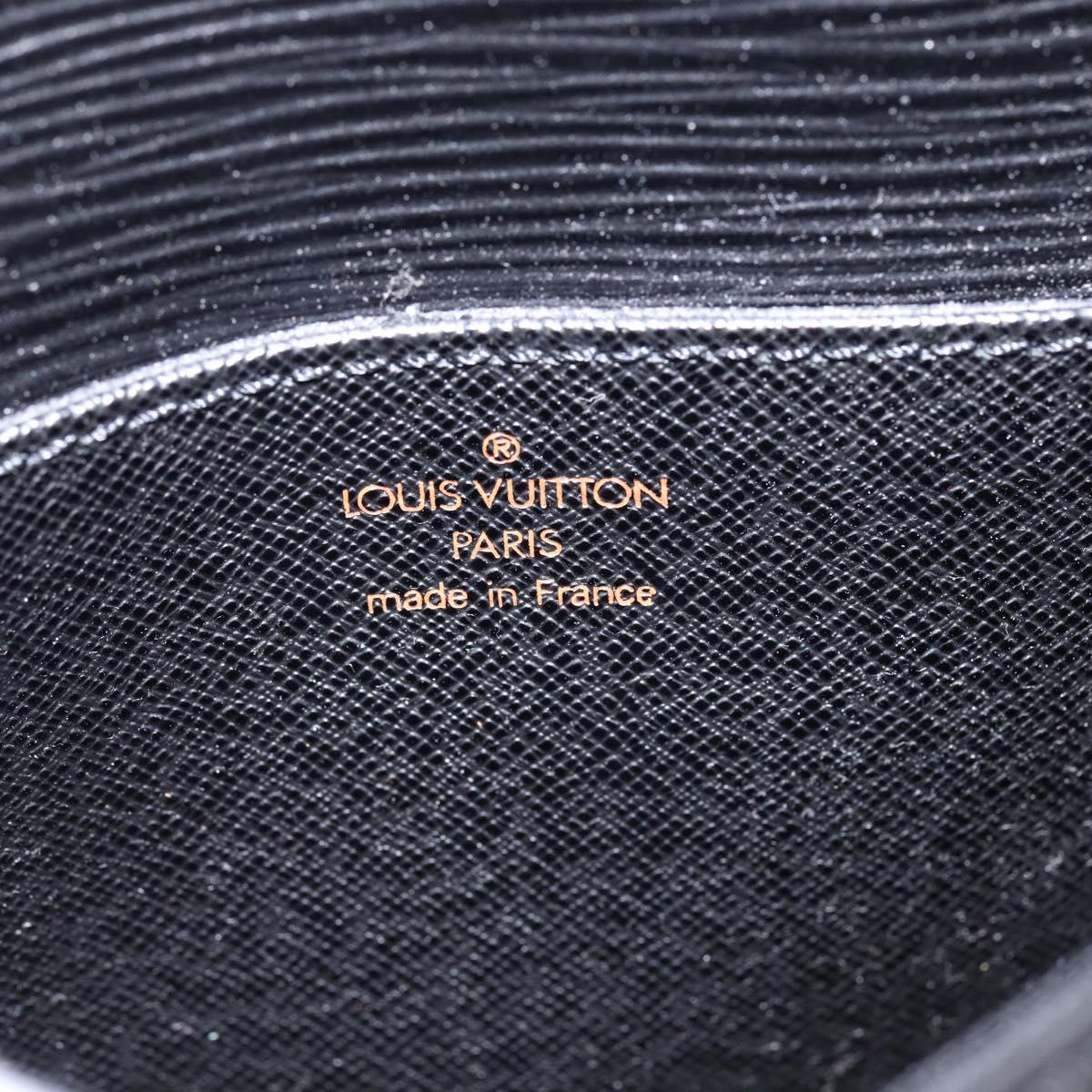 LOUIS VUITTON Epi Saint Cloud PM Shoulder Bag Black M52212 LV Auth 147467