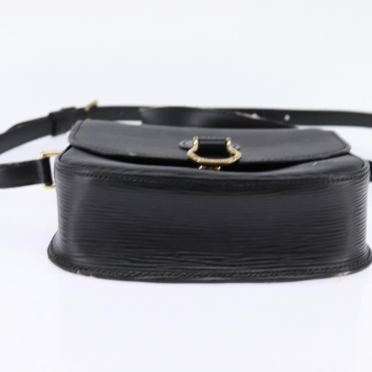 LOUIS VUITTON Epi Saint Cloud PM Shoulder Bag Black M52212 LV Auth 147467