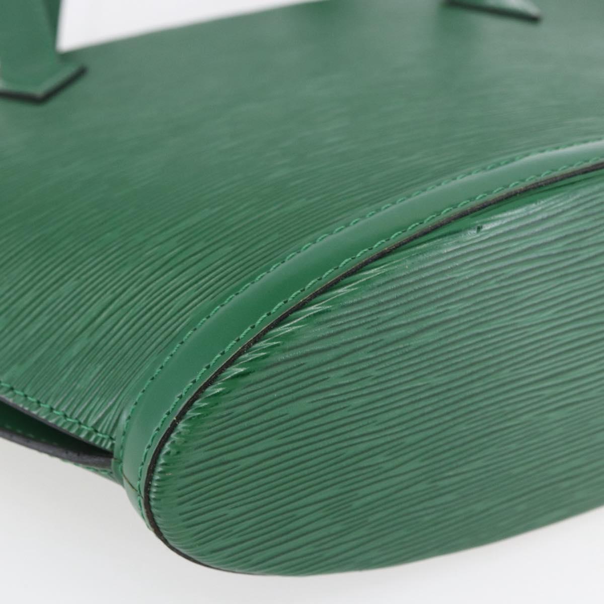 LOUIS VUITTON Epi Saint Jacques Shopping Shoulder Bag Green M52274 Auth 147468