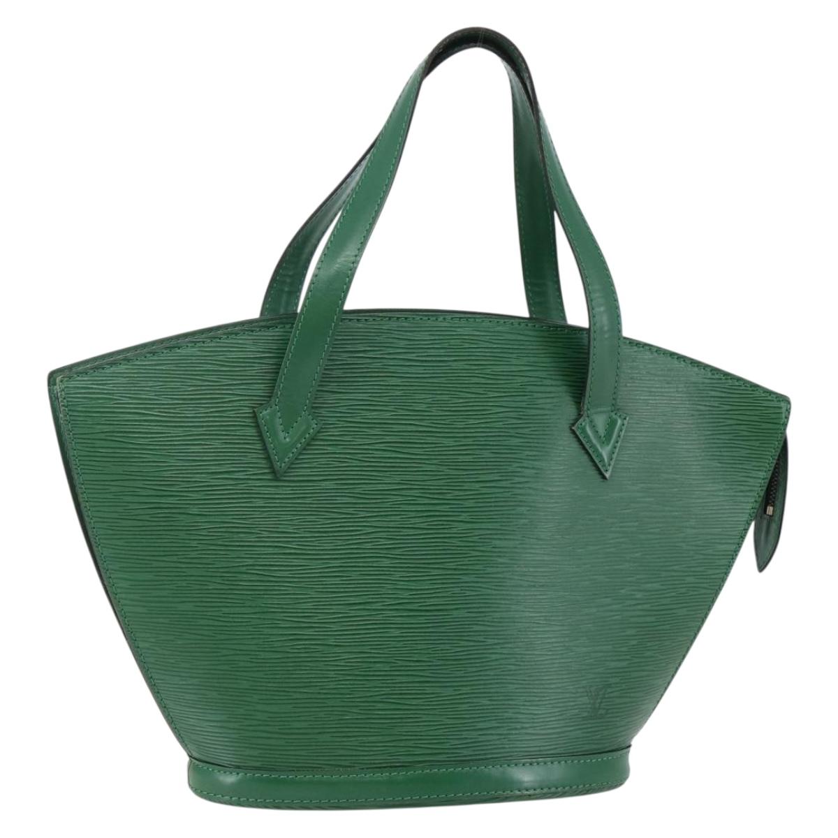 LOUIS VUITTON Epi Saint Jacques Shopping Shoulder Bag Green M52274 Auth 147468