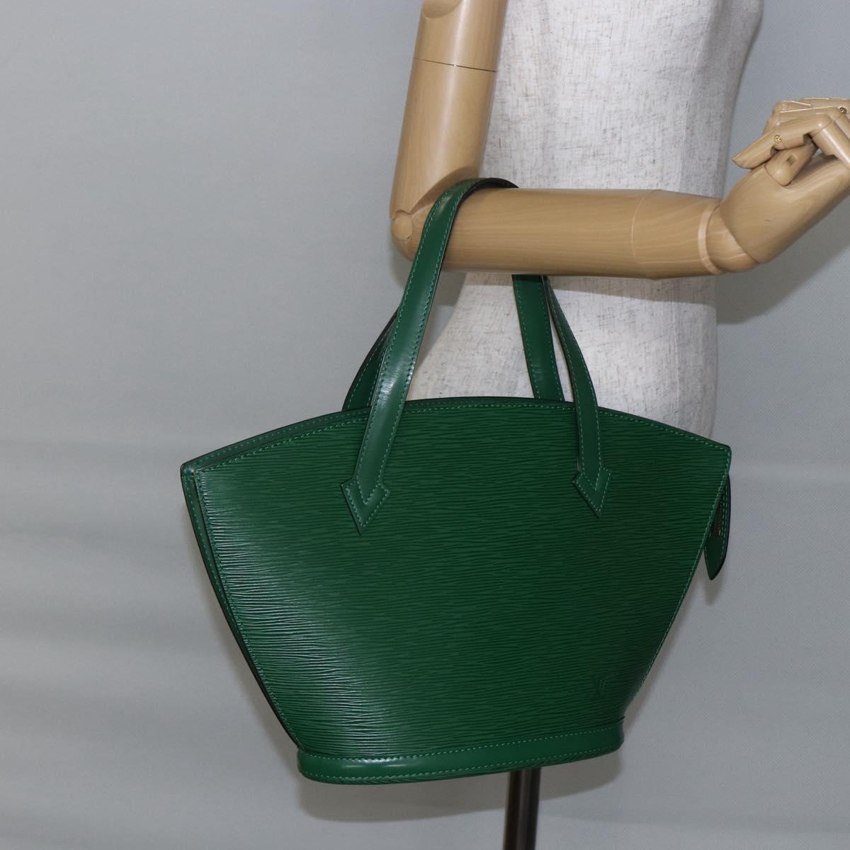 LOUIS VUITTON Epi Saint Jacques Shopping Shoulder Bag Green M52274 Auth 147468