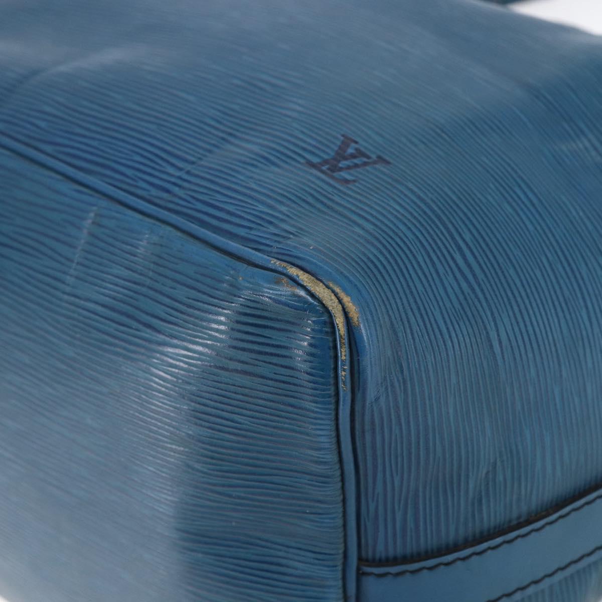 LOUIS VUITTON Epi Petit Noe Shoulder Bag Blue M44105 LV Auth 147470