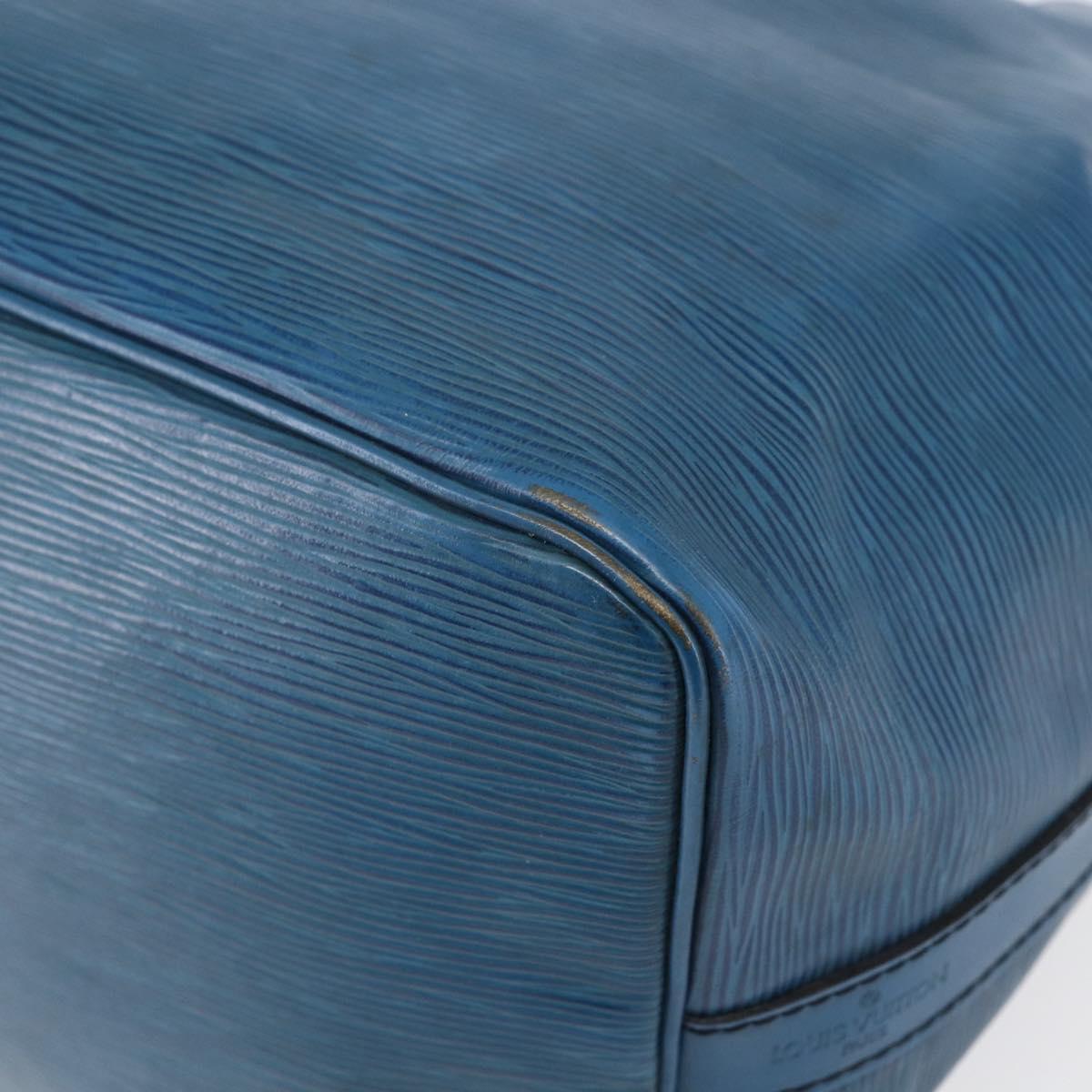 LOUIS VUITTON Epi Petit Noe Shoulder Bag Blue M44105 LV Auth 147470