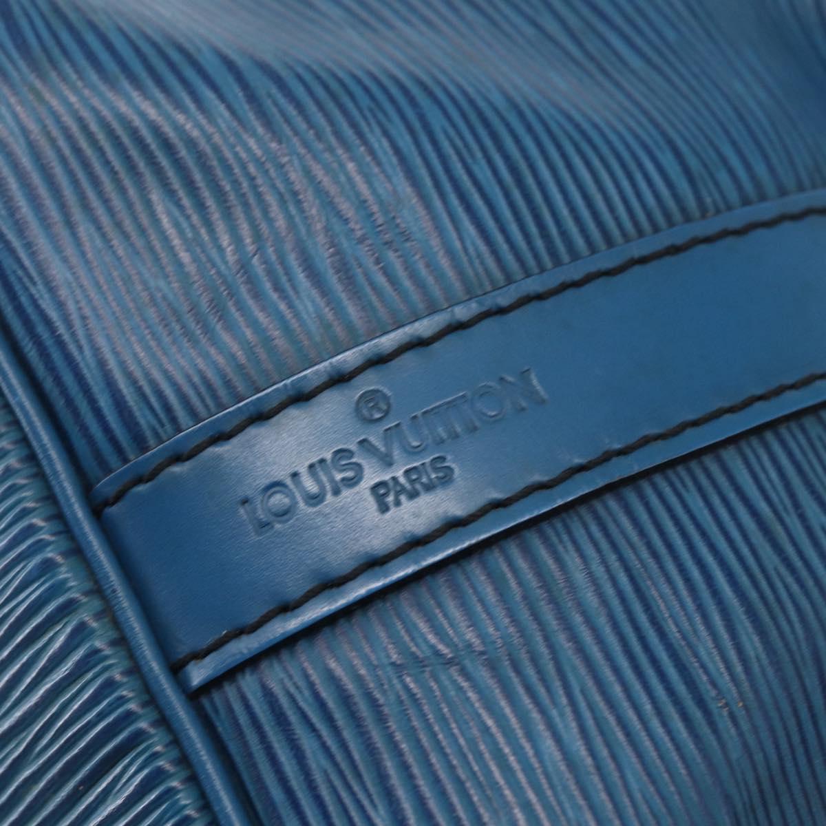 LOUIS VUITTON Epi Petit Noe Shoulder Bag Blue M44105 LV Auth 147470