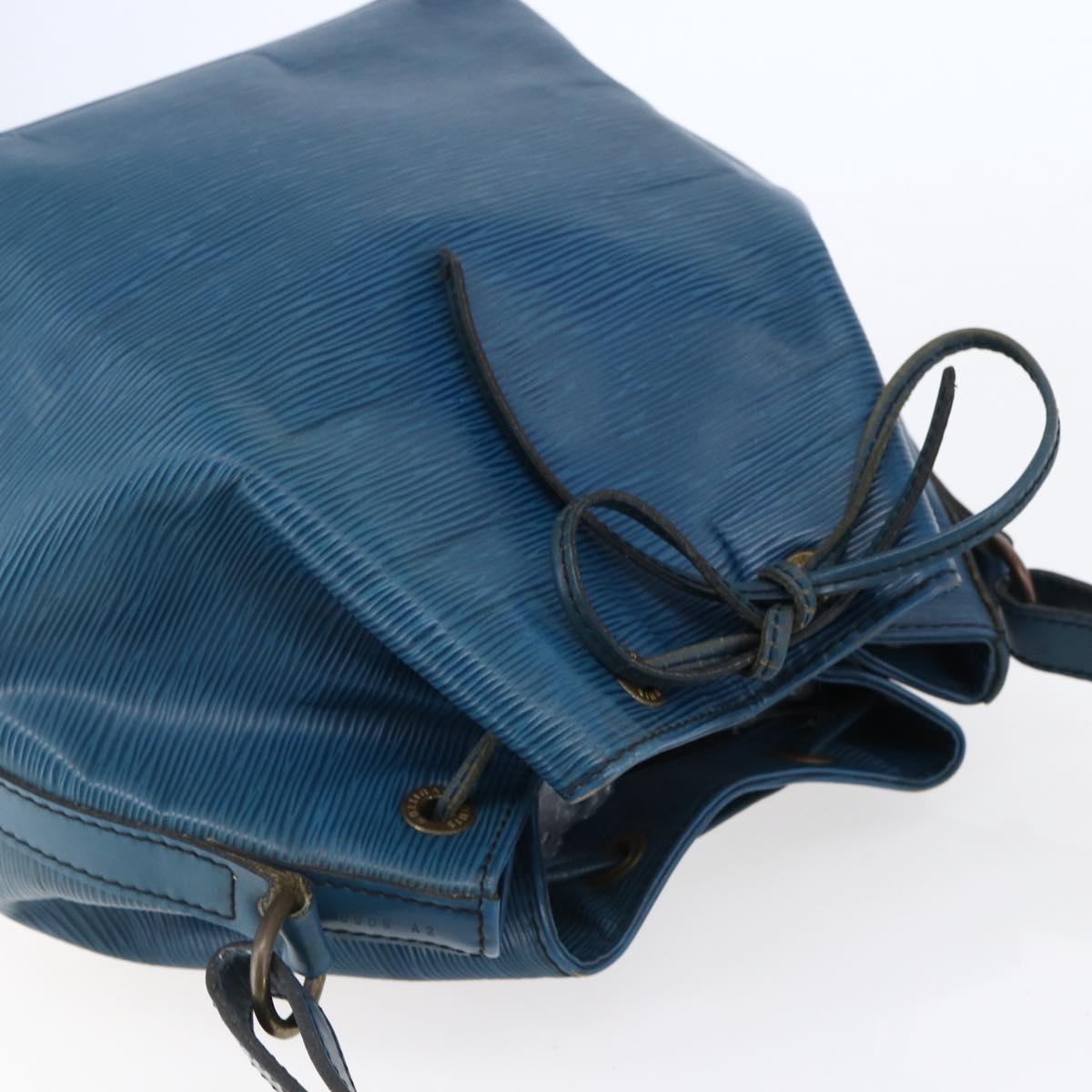 LOUIS VUITTON Epi Petit Noe Shoulder Bag Blue M44105 LV Auth 147470