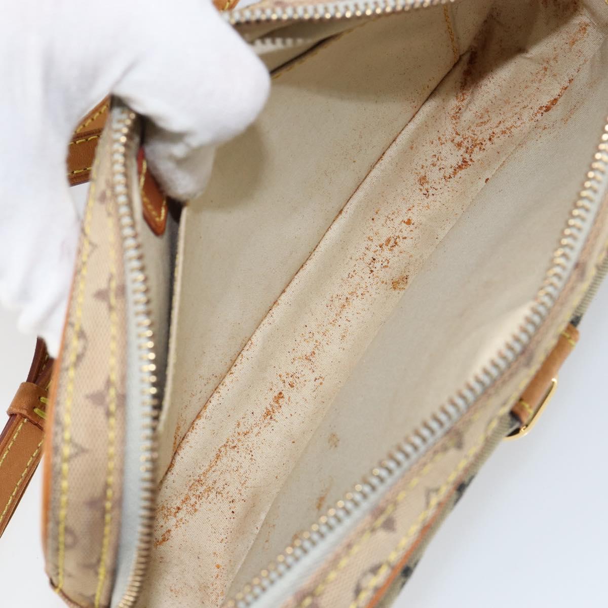 LOUIS VUITTON Monogram Mini Juliet MM Shoulder Bag Blue M92004 LV Auth 147473