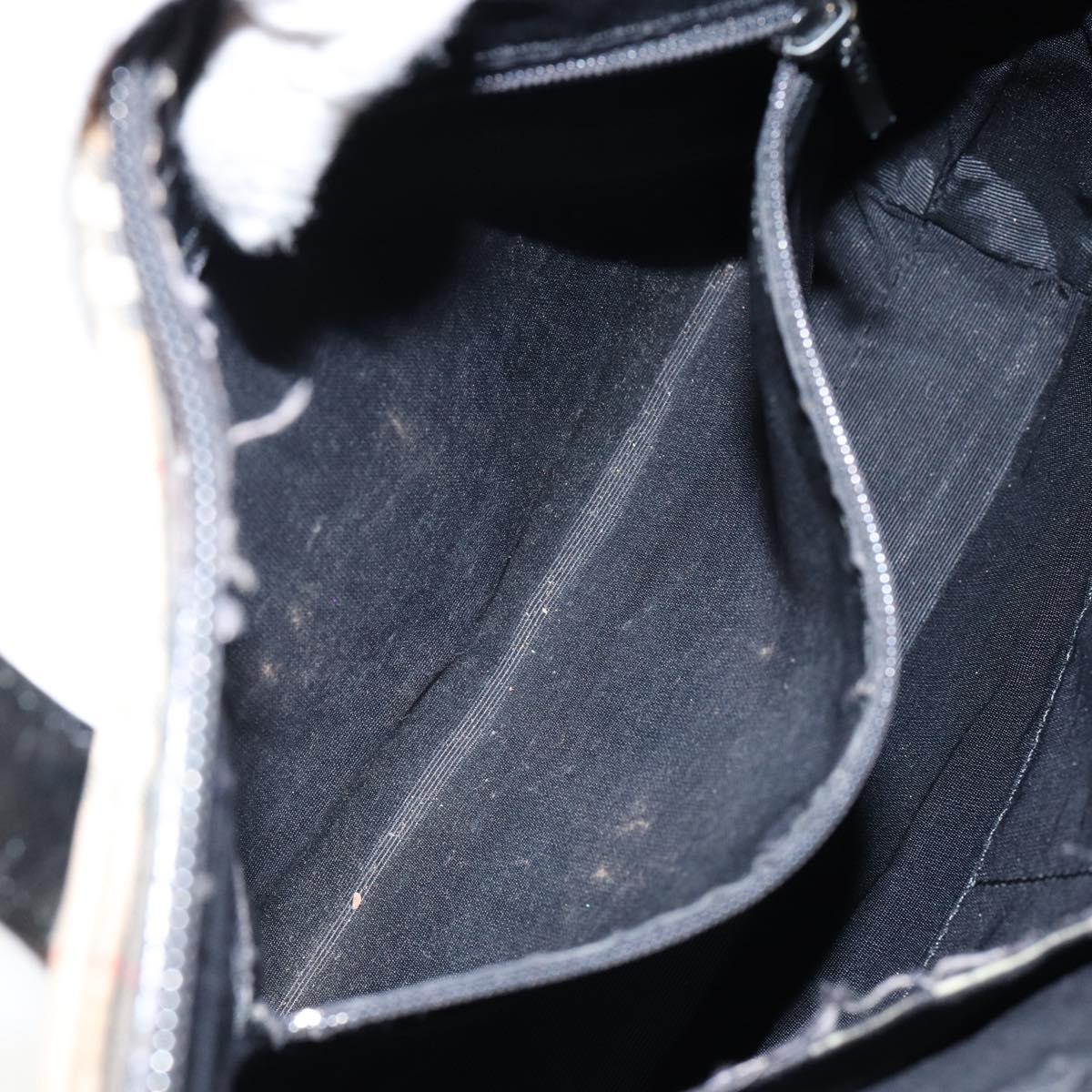 BURBERRY Nova Check Tote Bag Canvas Beige Gold Auth 147478