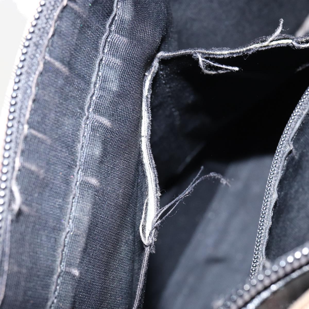 BURBERRY Nova Check Tote Bag Canvas Beige Gold Auth 147478