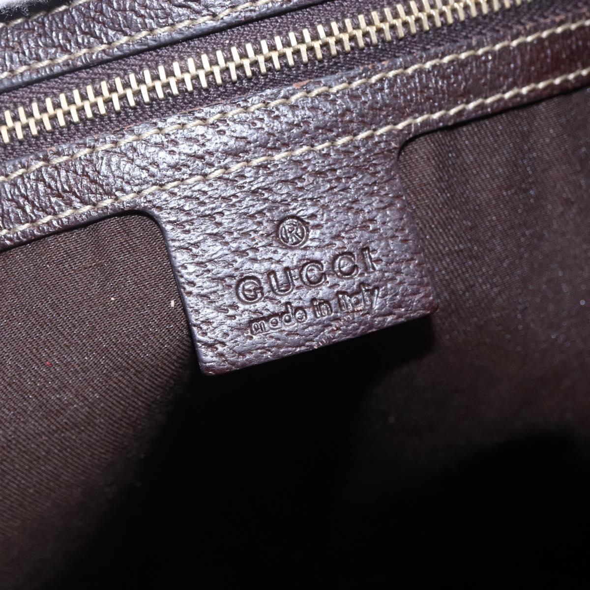 GUCCI GG Canvas Tote Bag Beige Gold 153009 Auth 147489