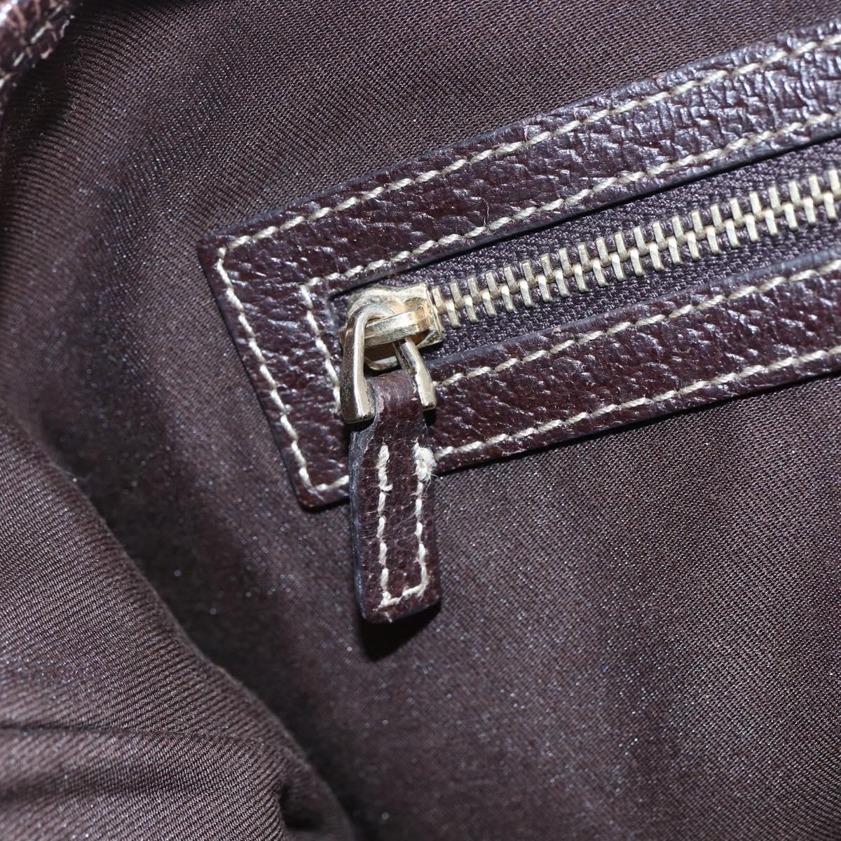 GUCCI GG Canvas Tote Bag Beige Gold 153009 Auth 147489