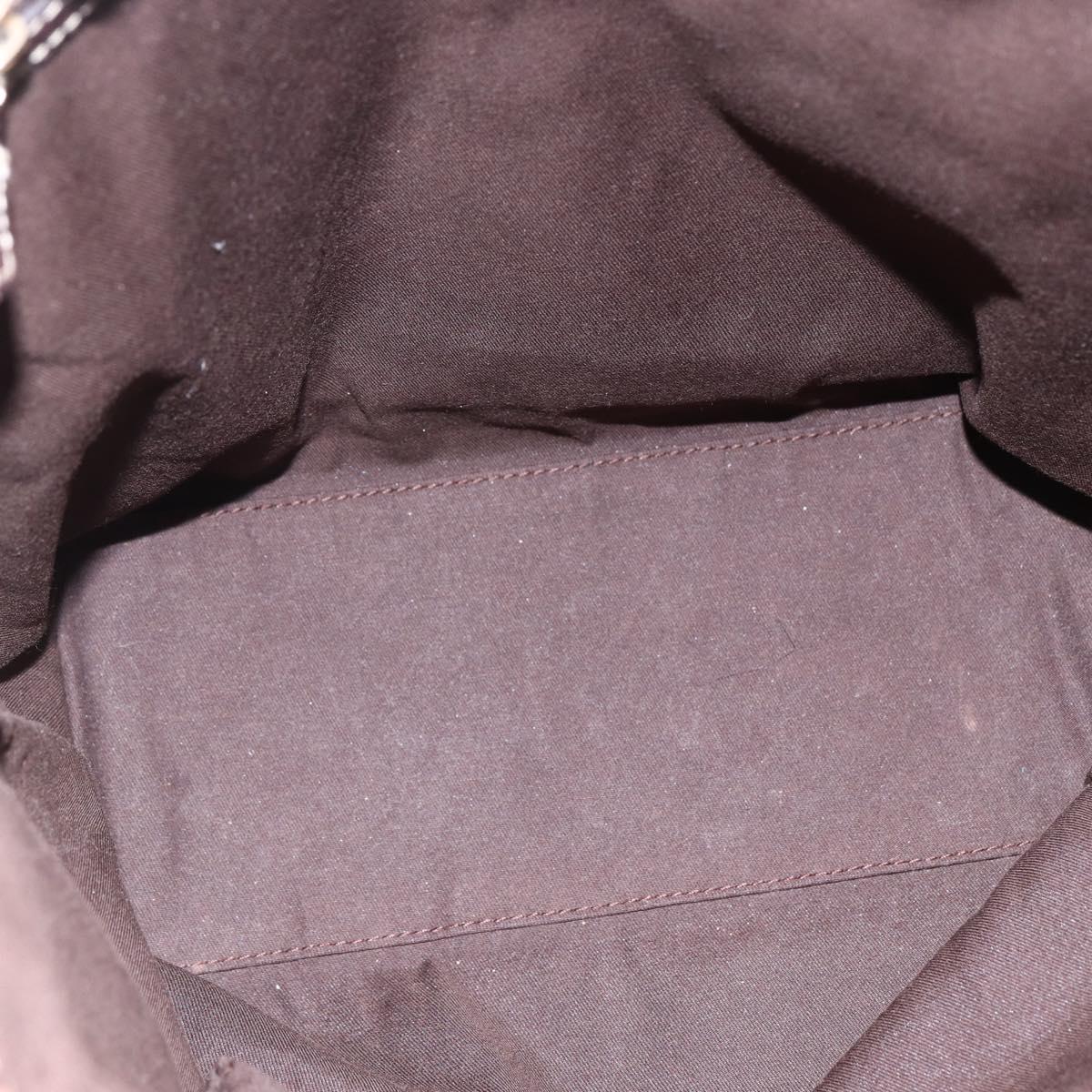 GUCCI GG Canvas Tote Bag Beige Gold 153009 Auth 147489