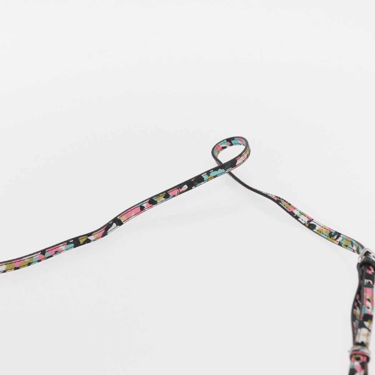 FENDI Micro Peek A Boo Hand Bag Leather Multicolor Auth 147549