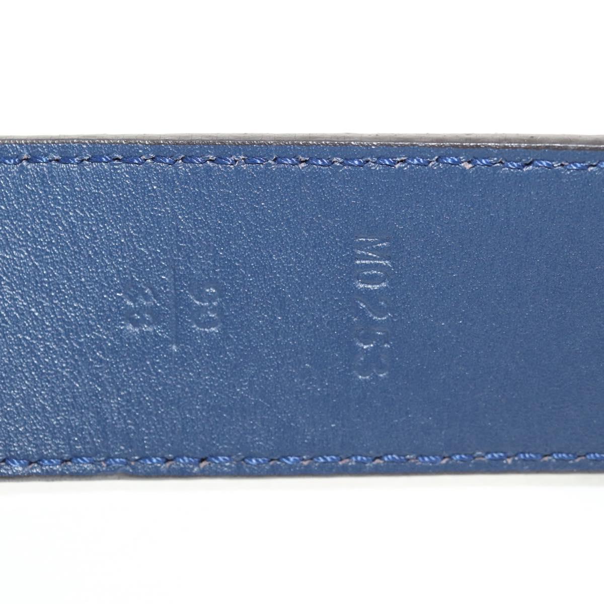LOUIS VUITTON Monogram Escal Ceinture Belt 37.6"" Blue M0253W LV Auth 147571SM