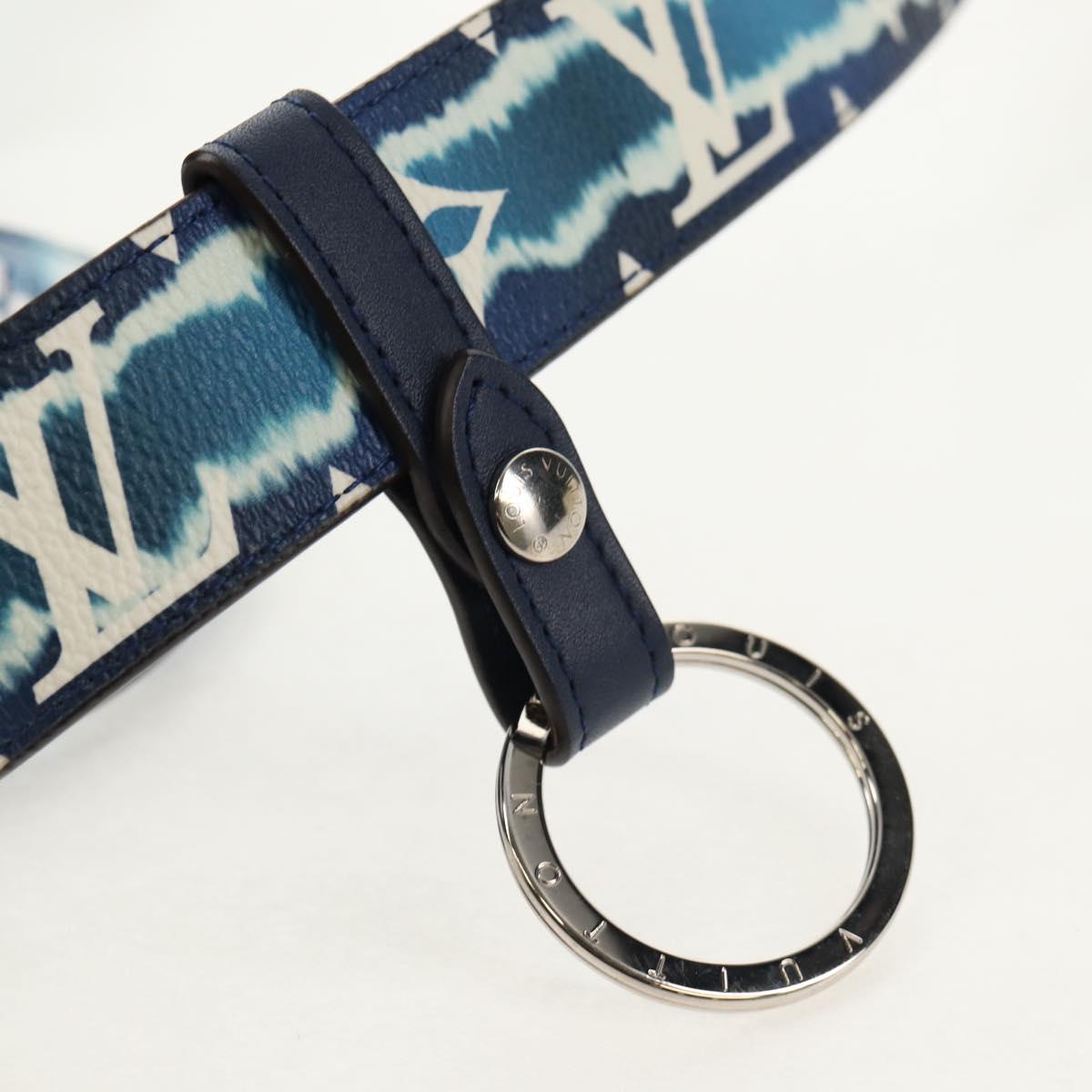LOUIS VUITTON Monogram Escal Ceinture Belt 37.6"" Blue M0253W LV Auth 147571SM