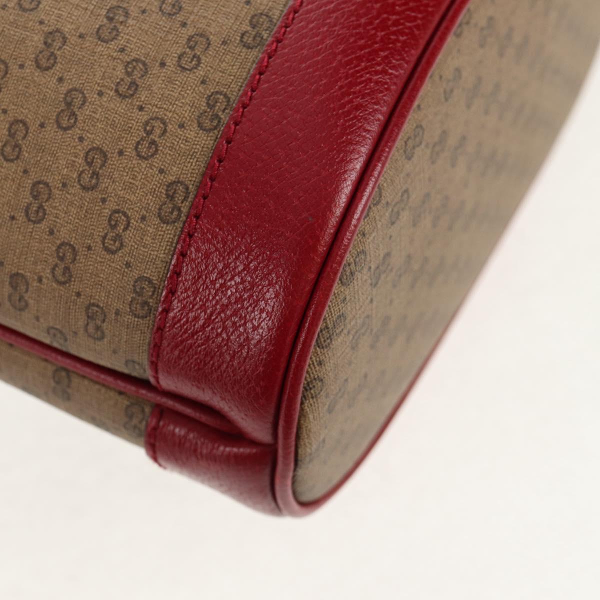 GUCCI Micro GG Supreme Doraemon Collaboration Bag PVC Beige 655597 Auth 147572SM