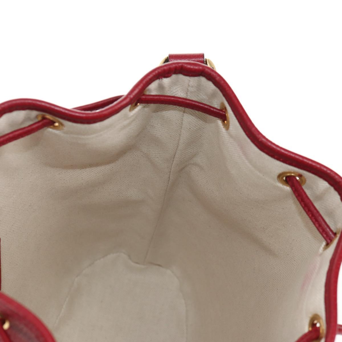 GUCCI Micro GG Supreme Doraemon Collaboration Bag PVC Beige 655597 Auth 147572M