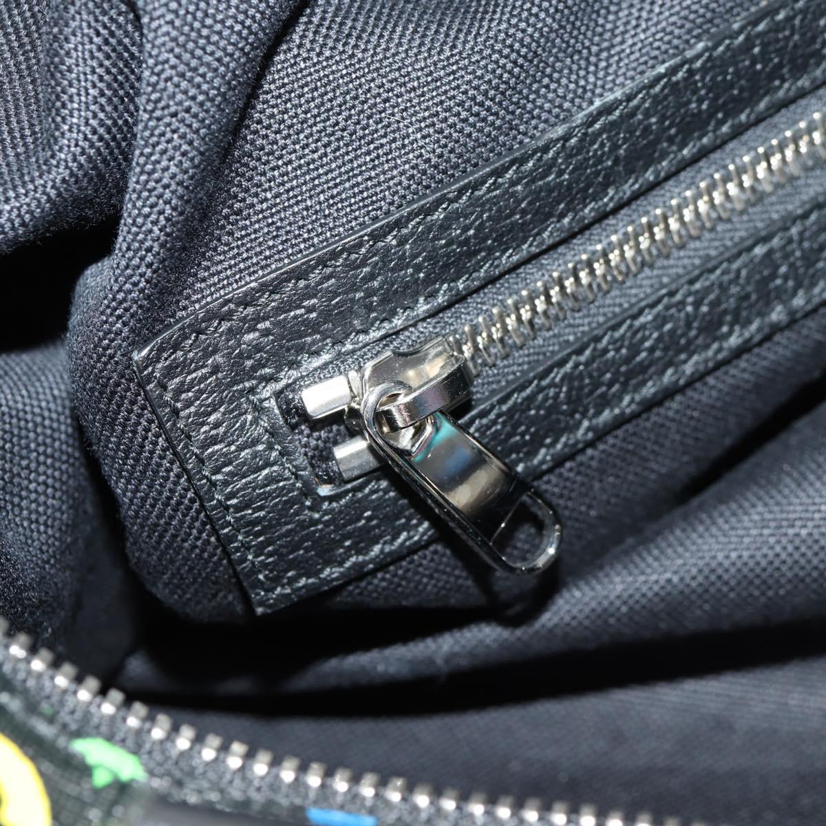 GUCCI GG Psychedelic Boston Bag PVC 2way Multicolor Silver 587866 Auth 147573M