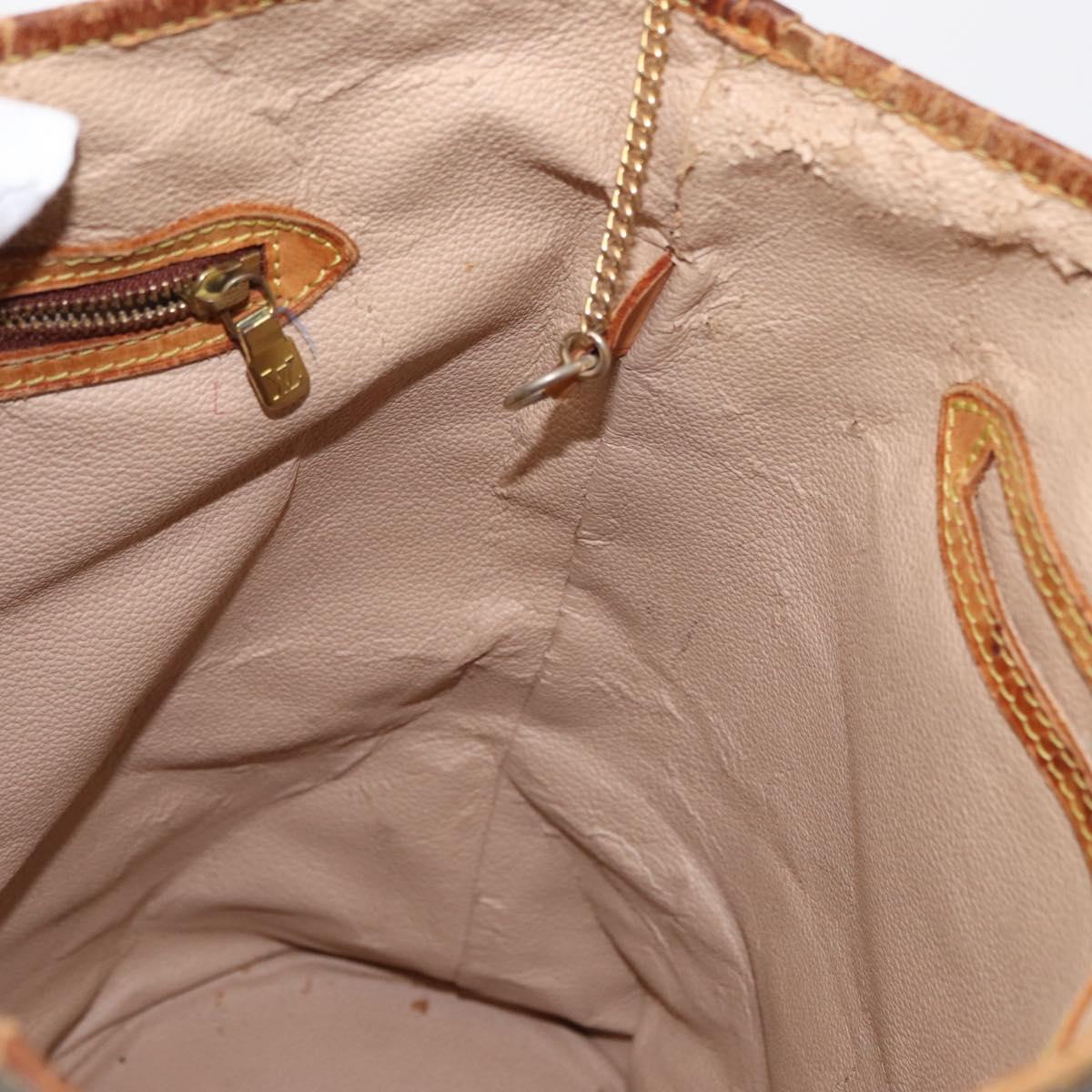 LOUIS VUITTON Monogram Bucket GM Shoulder Bag M42236 LV Auth 147581