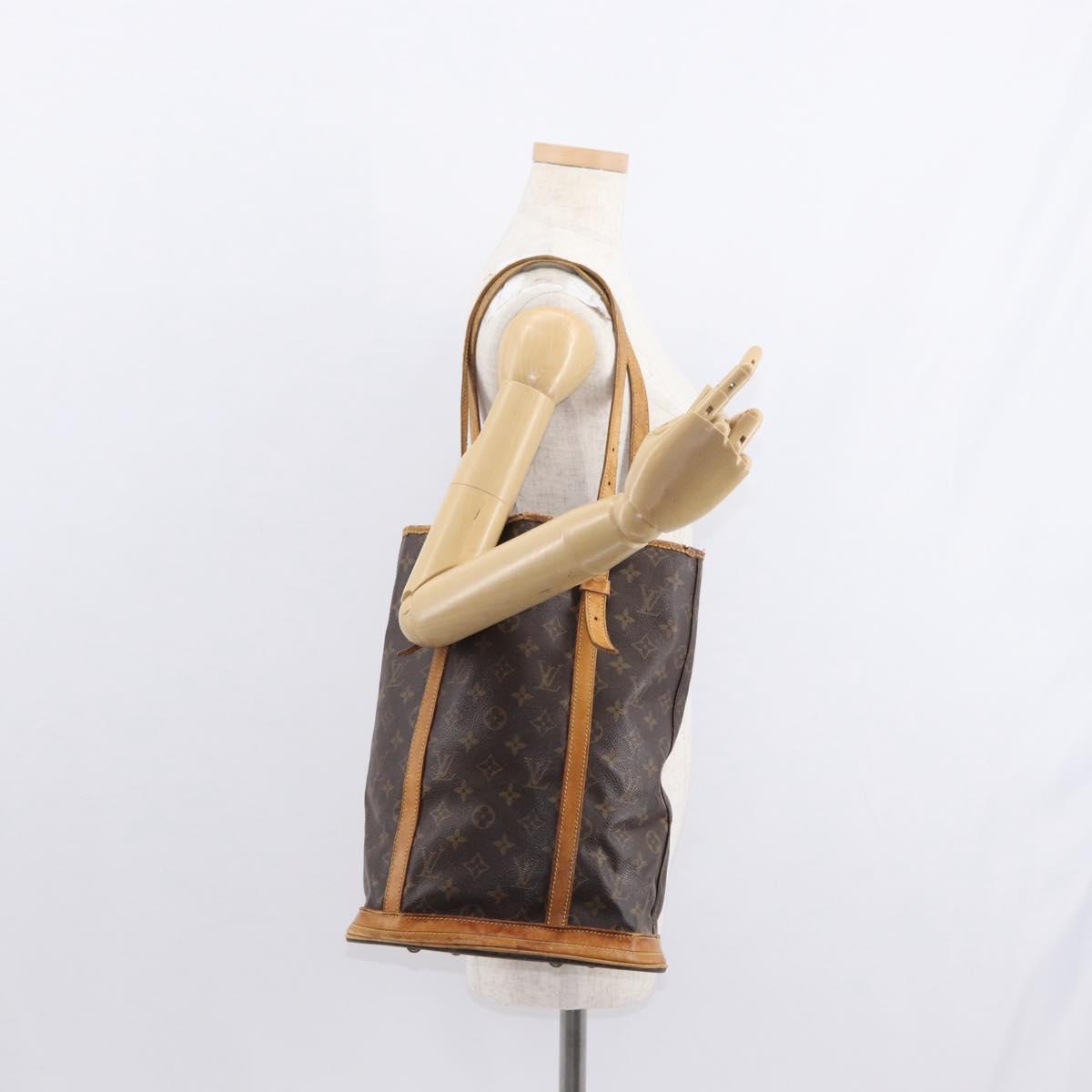 LOUIS VUITTON Monogram Bucket GM Shoulder Bag M42236 LV Auth 147581