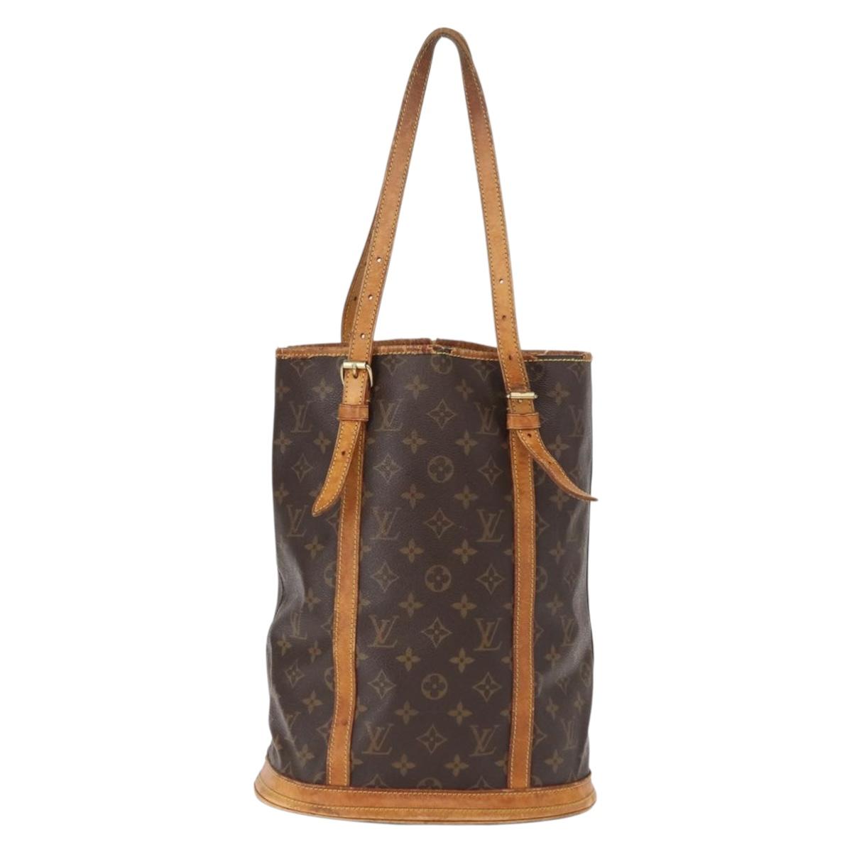 LOUIS VUITTON Monogram Bucket GM Shoulder Bag M42236 LV Auth 147581