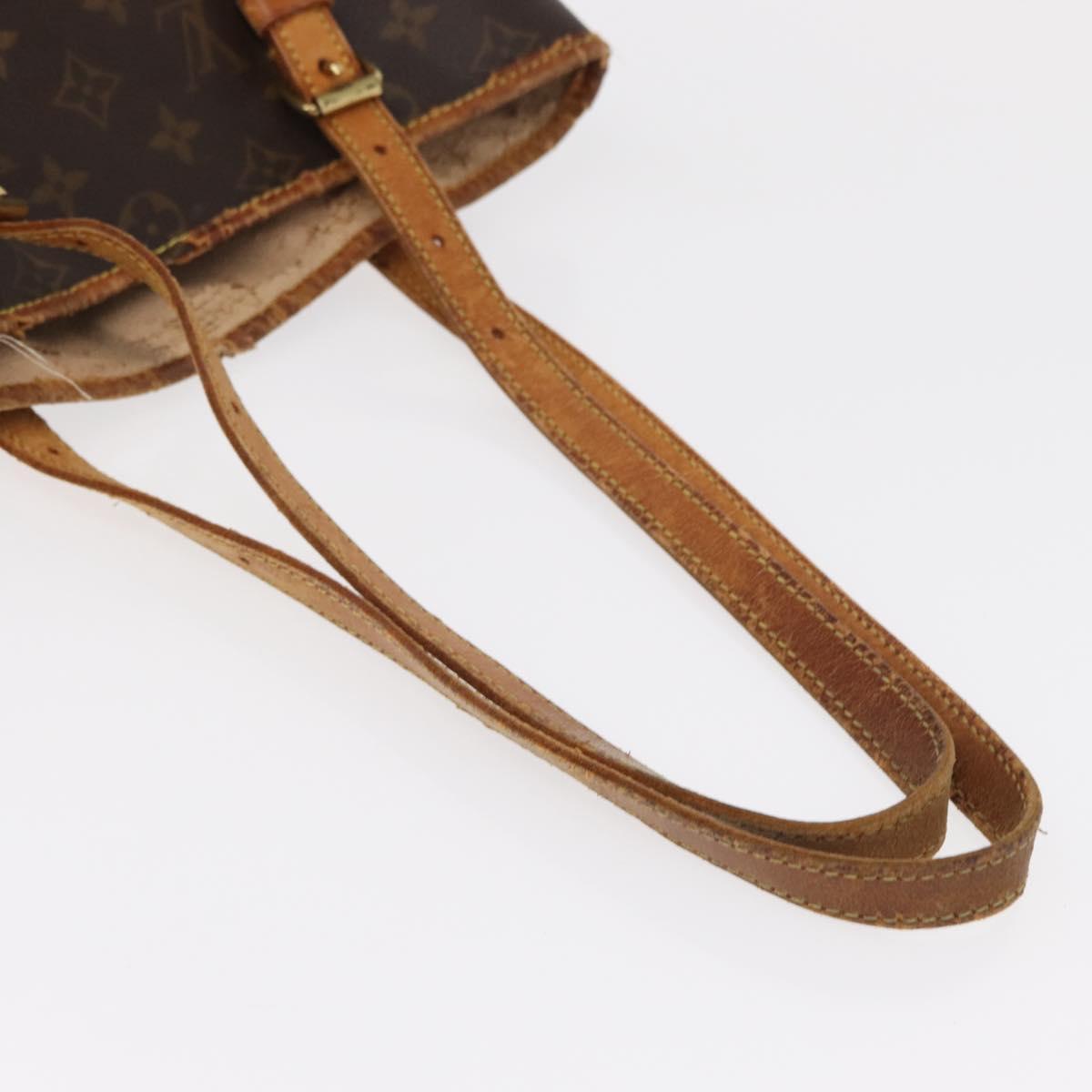 LOUIS VUITTON Monogram Bucket GM Shoulder Bag M42236 LV Auth 147581