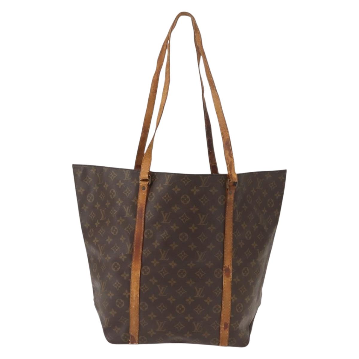 LOUIS VUITTON Monogram Sac Shopping GM Tote Bag M51110 LV Auth 147582