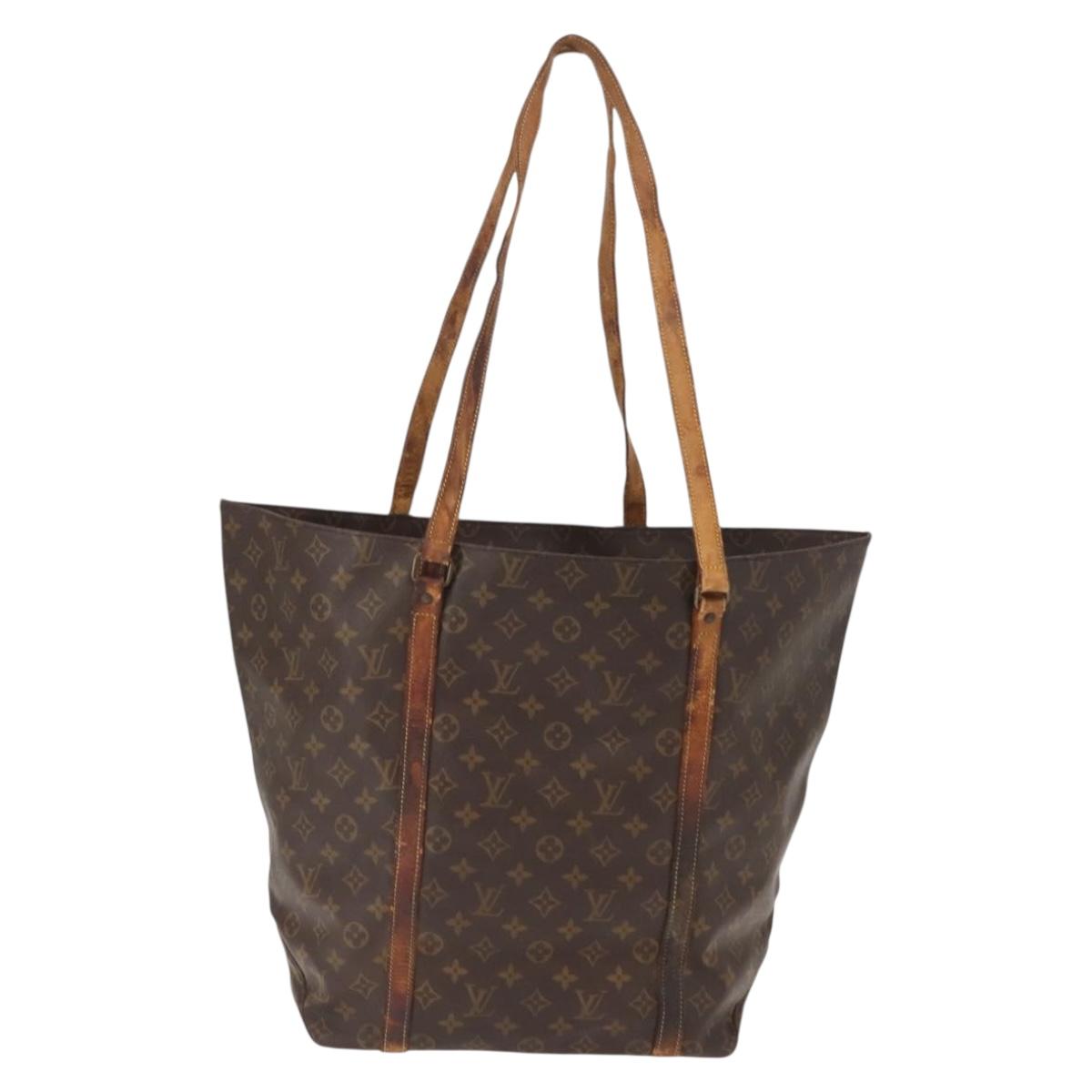 LOUIS VUITTON Monogram Sac Shopping GM Tote Bag M51110 LV Auth 147582