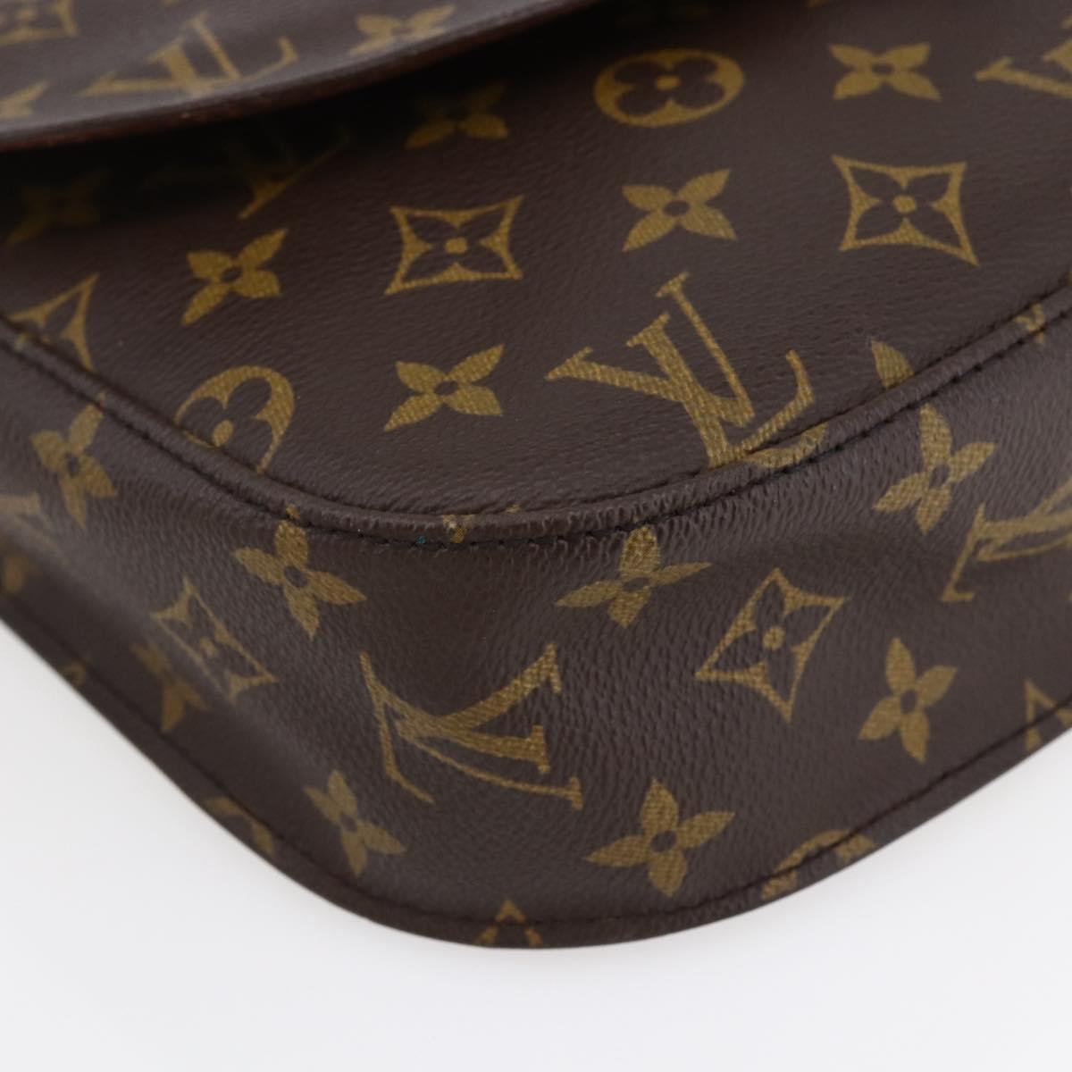 LOUIS VUITTON Monogram Saint Cloud GM Shoulder Bag M51242 LV Auth 147604