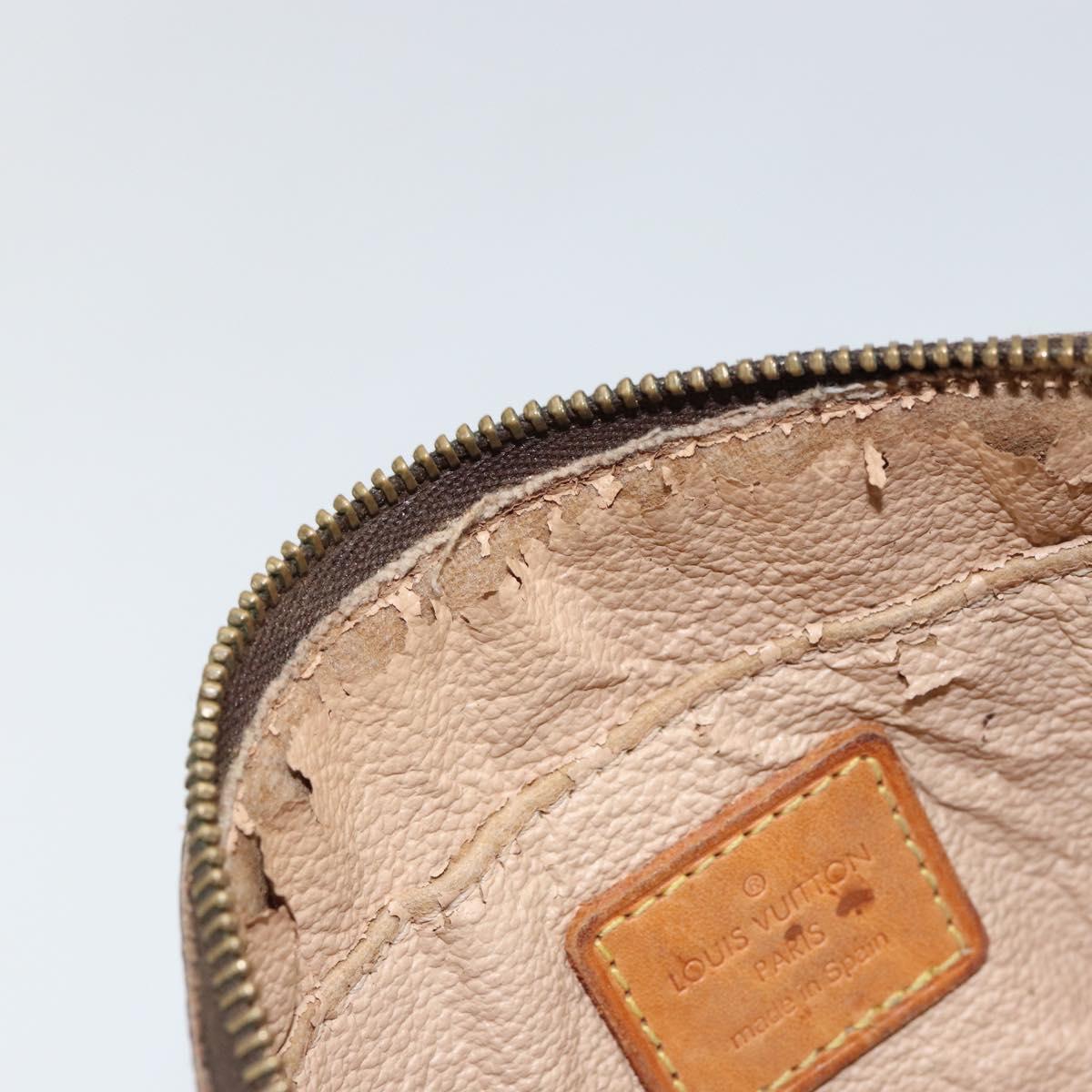 LOUIS VUITTON Monogram Pochette Cosmetic PM Cosmetic Pouch M47515 LV Auth 147606