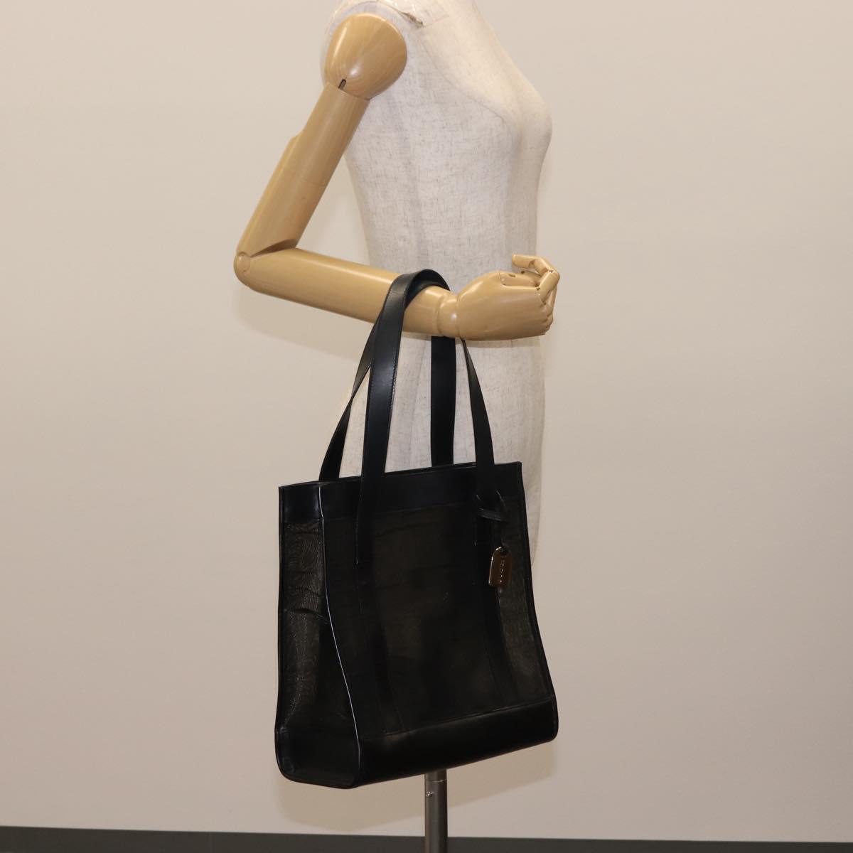GUCCI Tote Bag Nylon Black 002 1705 0405 Auth 147610