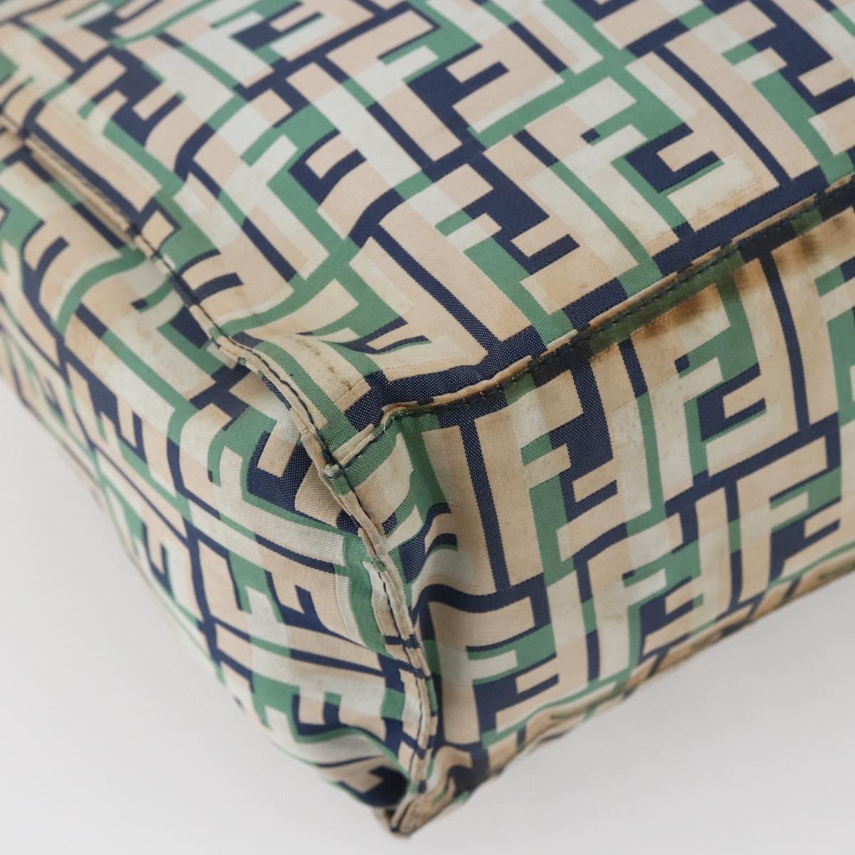 FENDI Zucca Canvas Tote Bag Navy Auth 147615