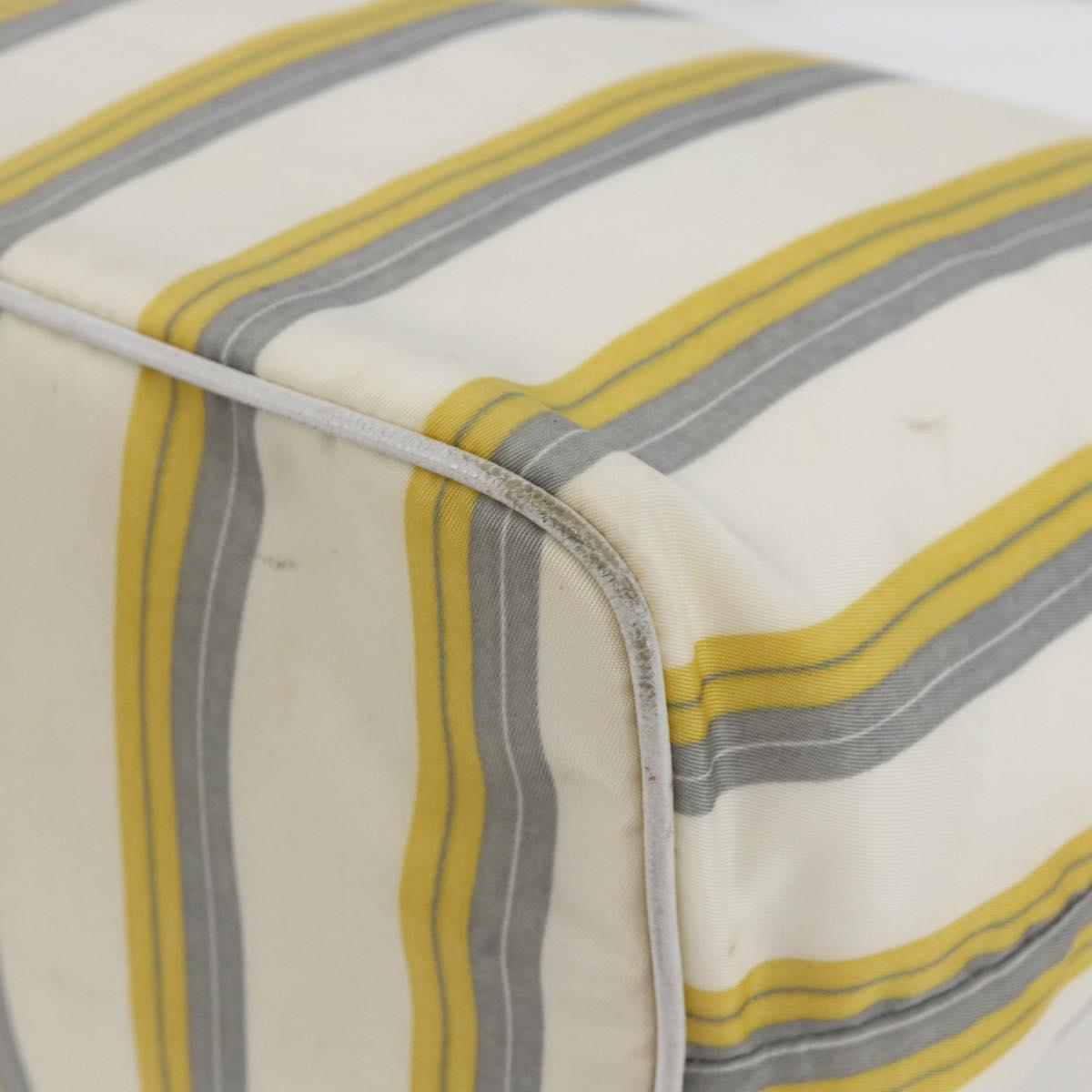 PRADA Shoulder Bag Nylon Ivory Auth 147624