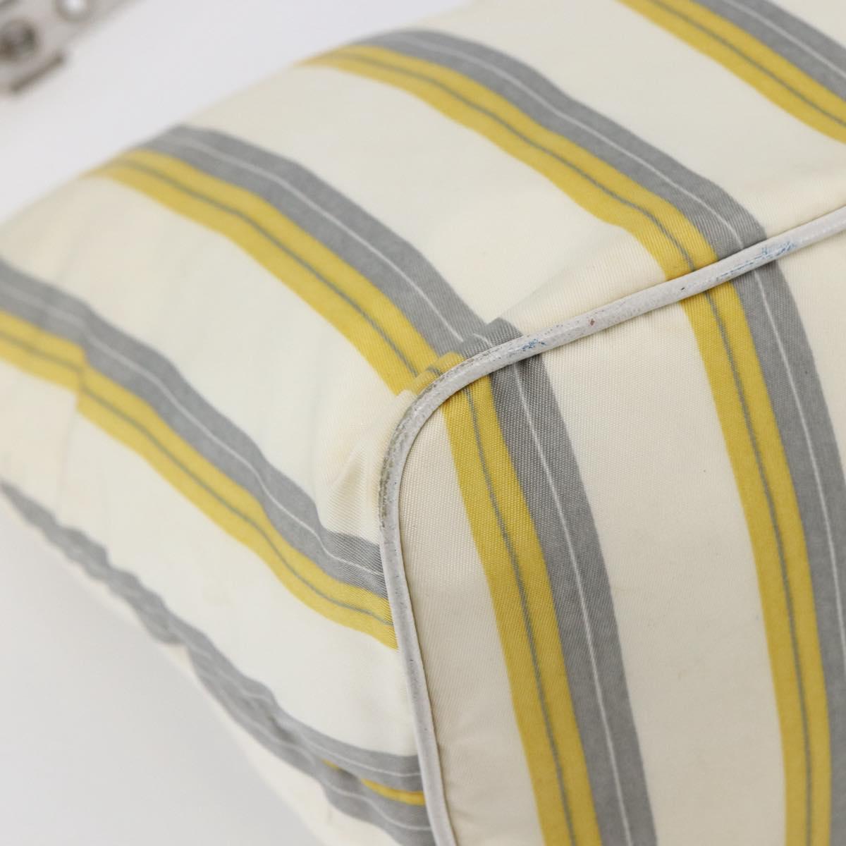 PRADA Shoulder Bag Nylon Ivory Auth 147624