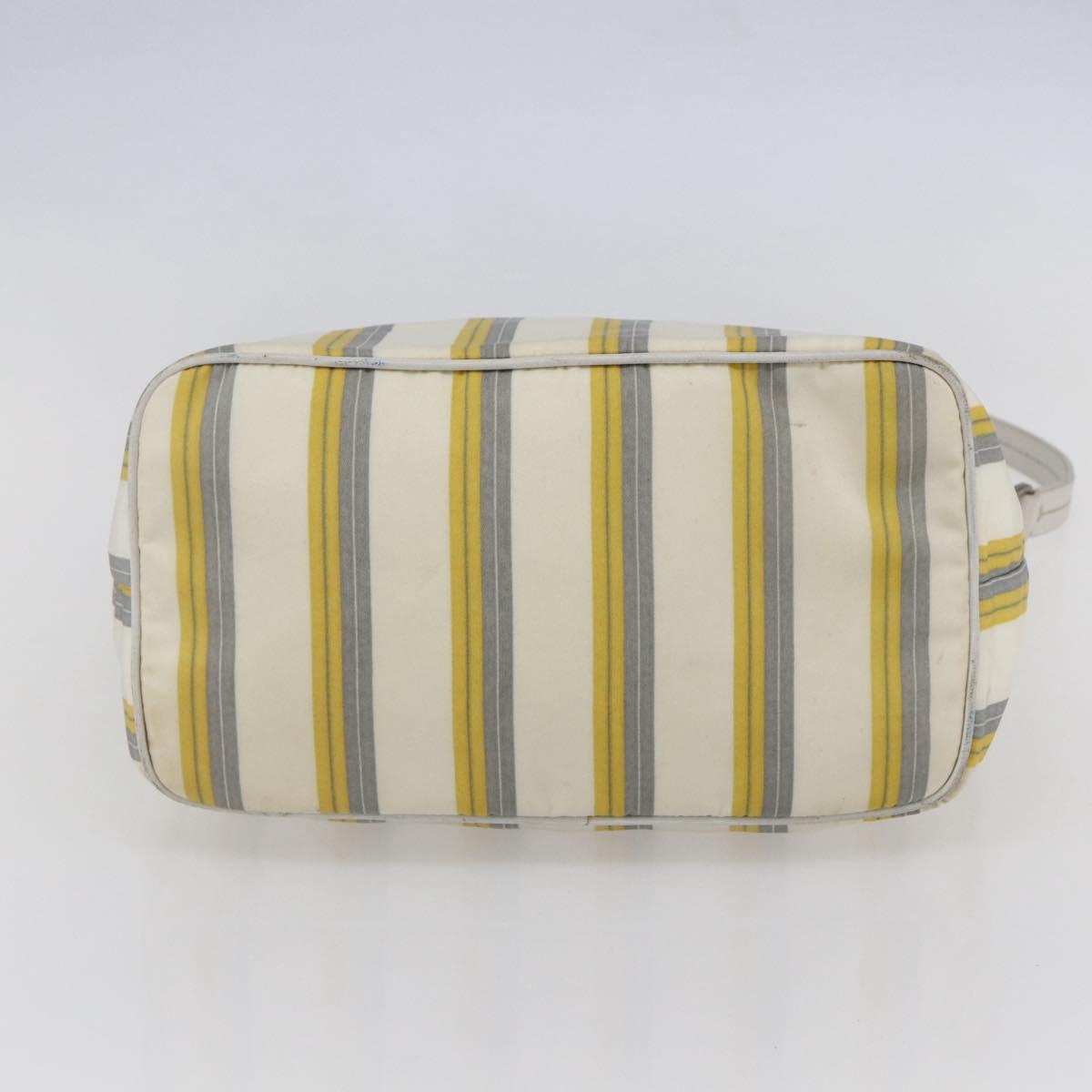 PRADA Shoulder Bag Nylon Ivory Auth 147624