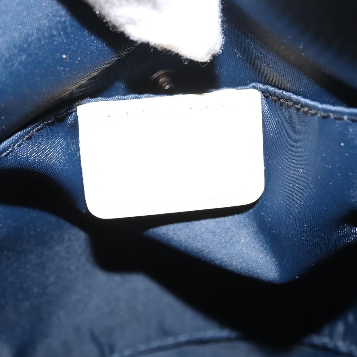 Christian Dior Trotter Canvas Shoulder Bag Navy Auth 147633