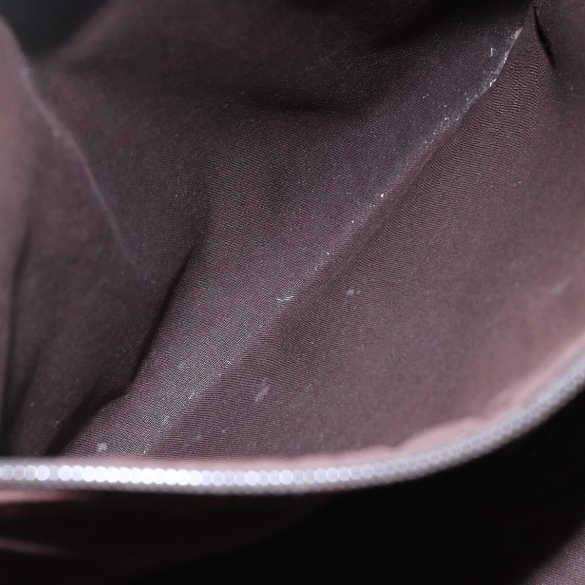 GUCCI GG Supreme Tote Bag PVC Beige Silver 114595 Auth 147642