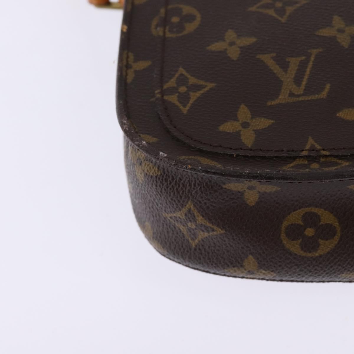 LOUIS VUITTON Monogram Saint Cloud MM Shoulder Bag M51243 LV Auth 147648