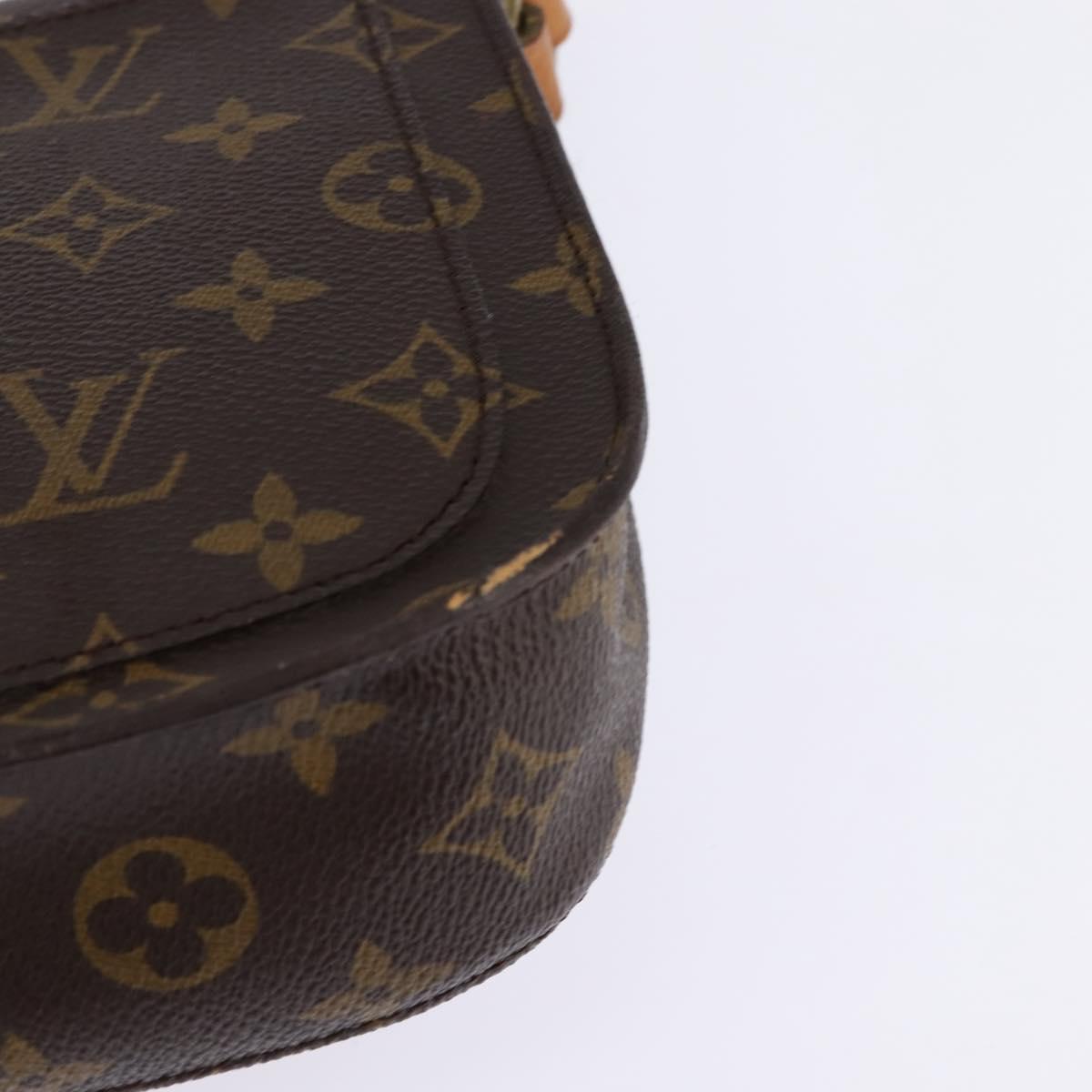 LOUIS VUITTON Monogram Saint Cloud MM Shoulder Bag M51243 LV Auth 147648