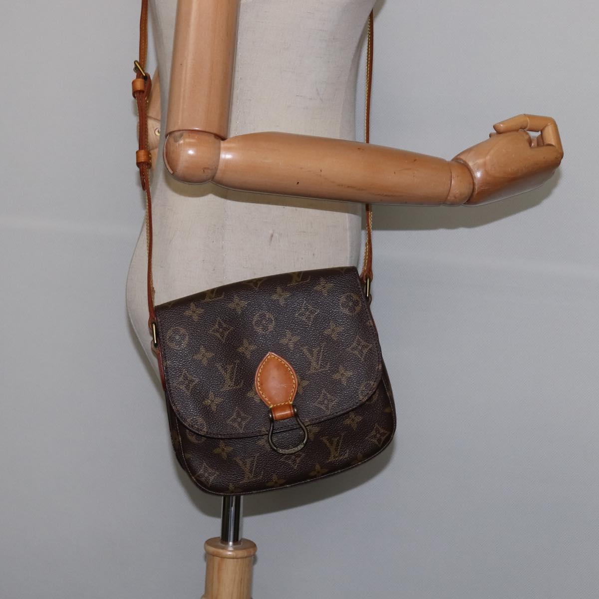 LOUIS VUITTON Monogram Saint Cloud MM Shoulder Bag M51243 LV Auth 147648