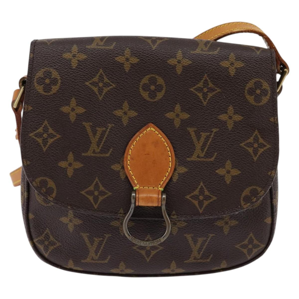 LOUIS VUITTON Monogram Saint Cloud MM Shoulder Bag M51243 LV Auth 147648