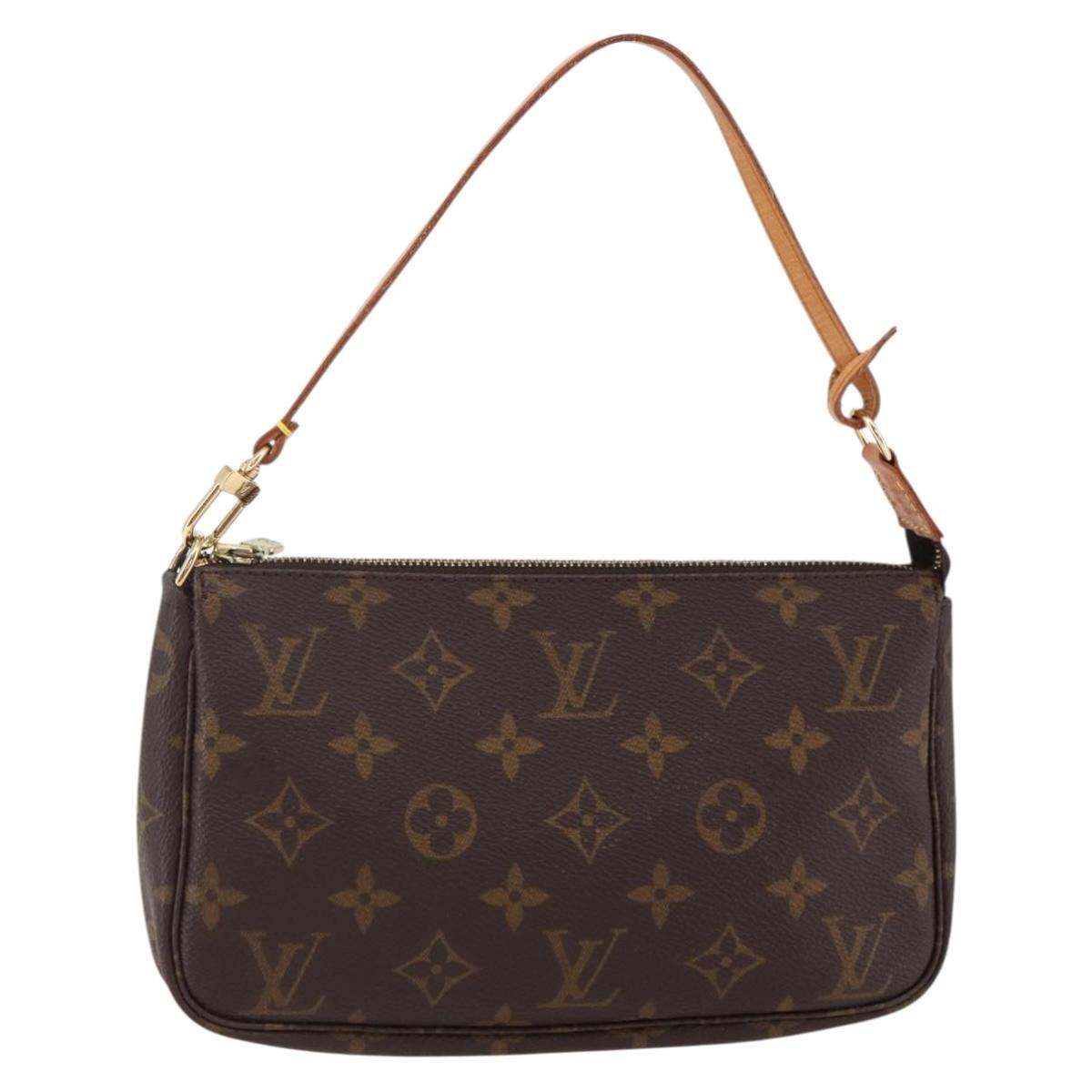 LOUIS VUITTON Monogram Pochette Accessoires Pouch M51980 LV Auth 147650