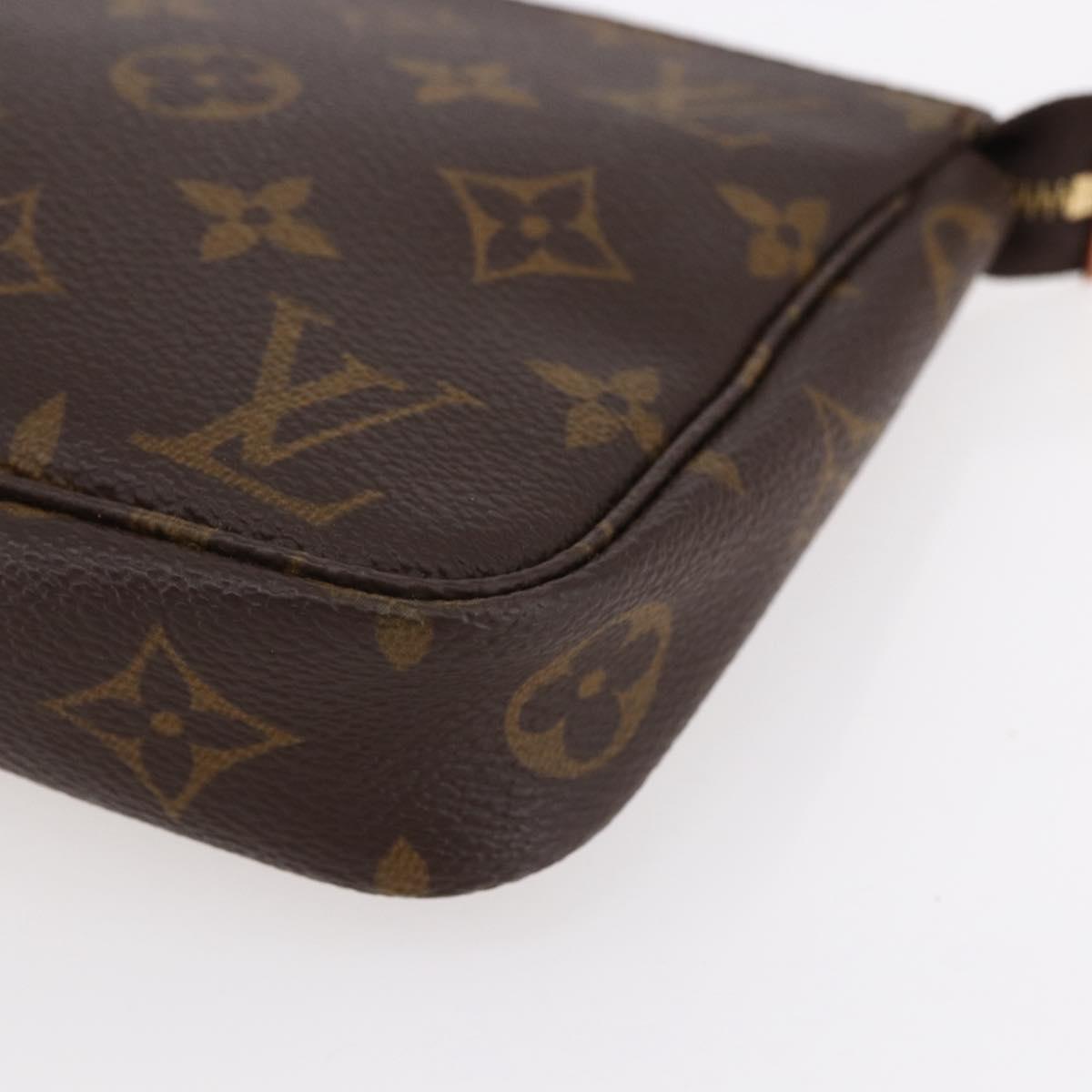 LOUIS VUITTON Monogram Pochette Accessoires Pouch M51980 LV Auth 147650