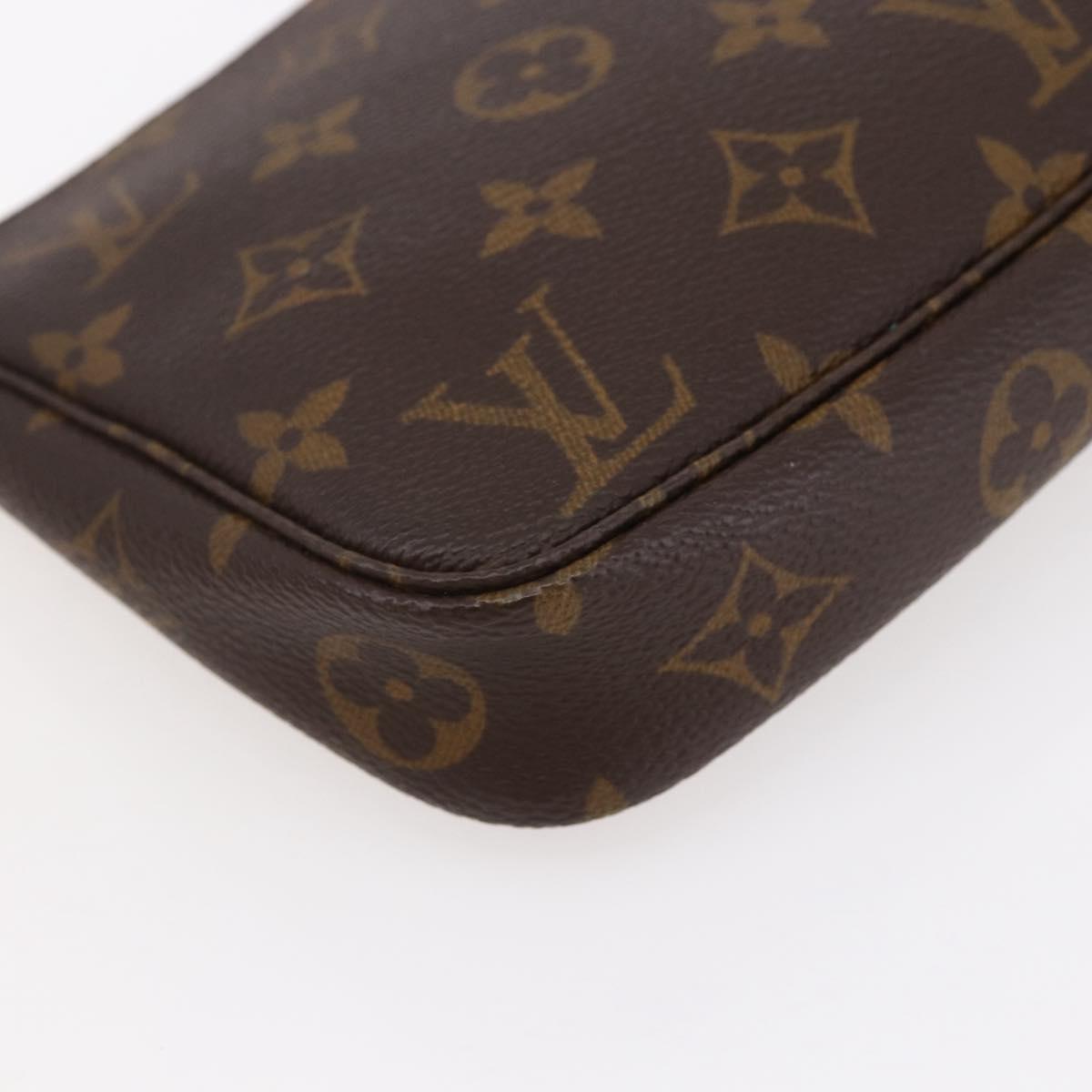 LOUIS VUITTON Monogram Pochette Accessoires Pouch M51980 LV Auth 147650