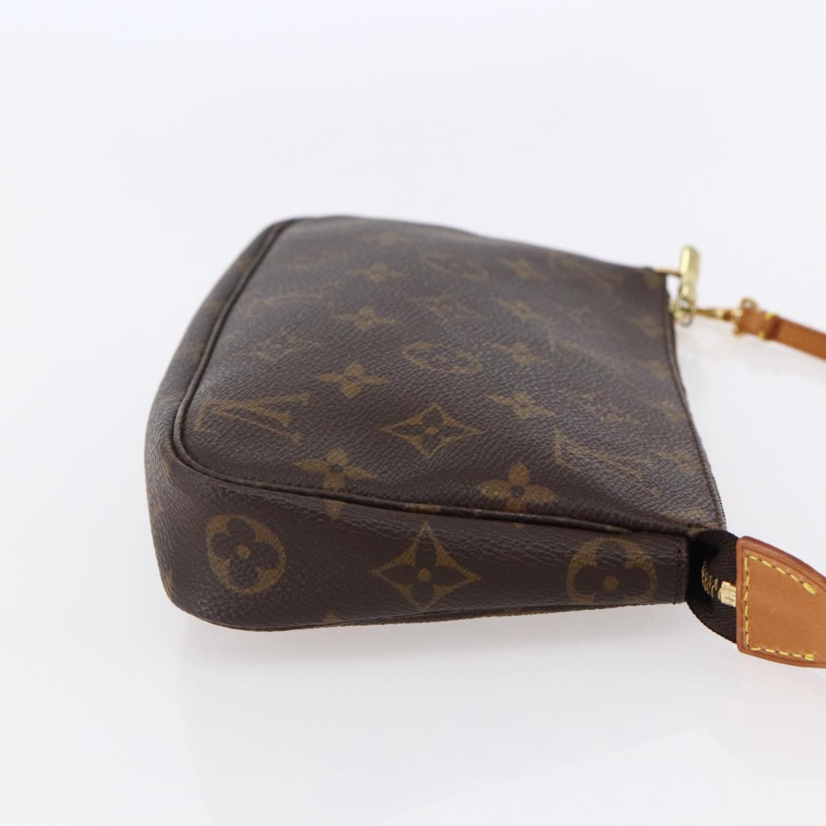LOUIS VUITTON Monogram Pochette Accessoires Pouch M51980 LV Auth 147650