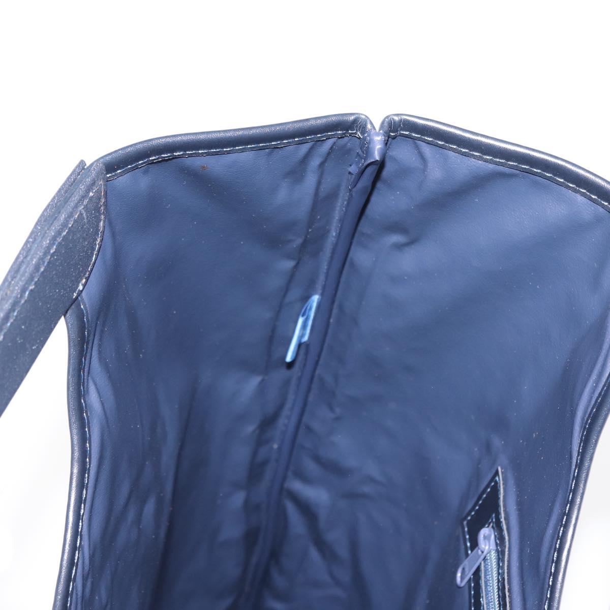 CELINE C Sulky Hand Bag Suede Navy Auth 147664